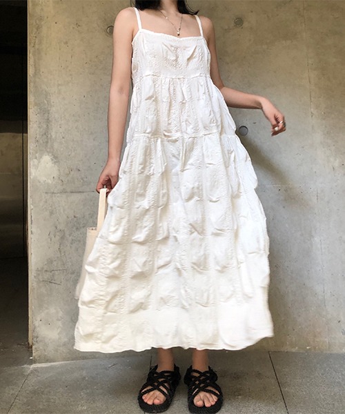 ポップコーン キャミワンピース chw22s155-ファッション通販サイト