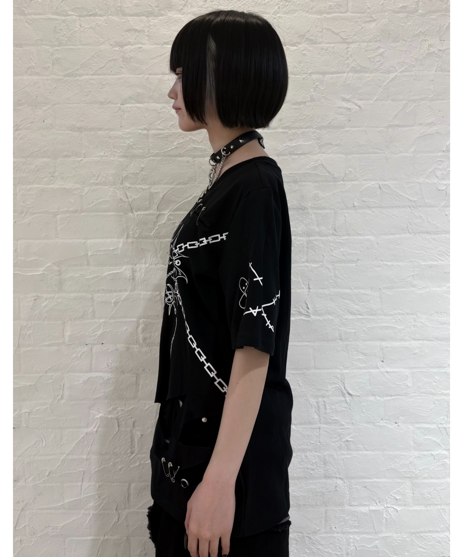 A'GEM/9 × .kom 『AOSPACE』アンピンプリント半袖Tシャツ インポート