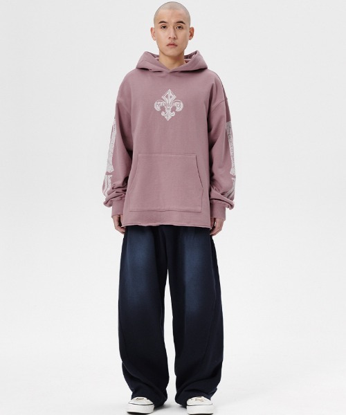 mahagrid/マハグリッド』FLEUR BONES HOODIE/フルールボンズ