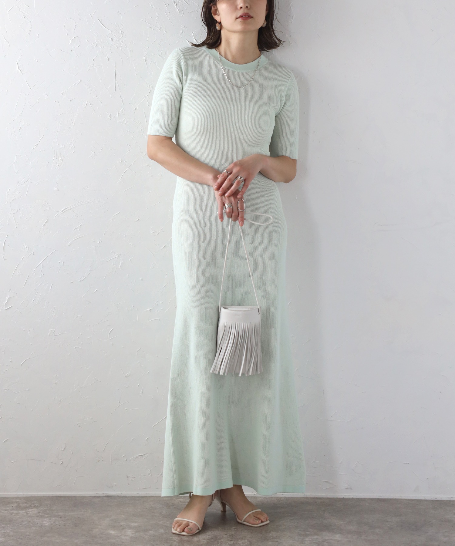 model：H158 着用サイズ：FREE