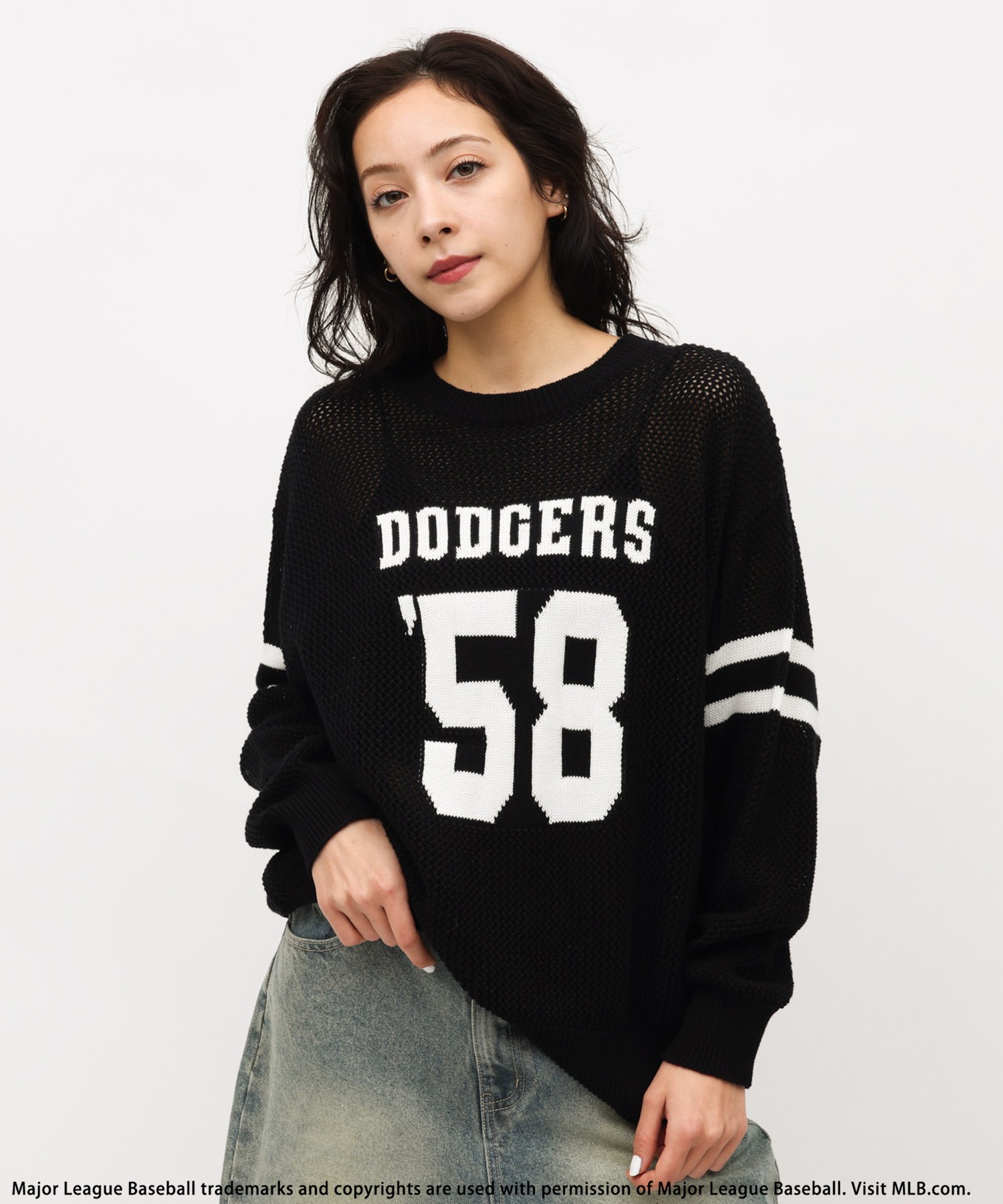 MLB】ナンバリングロゴメッシュトップス BACK TO THE FIELD