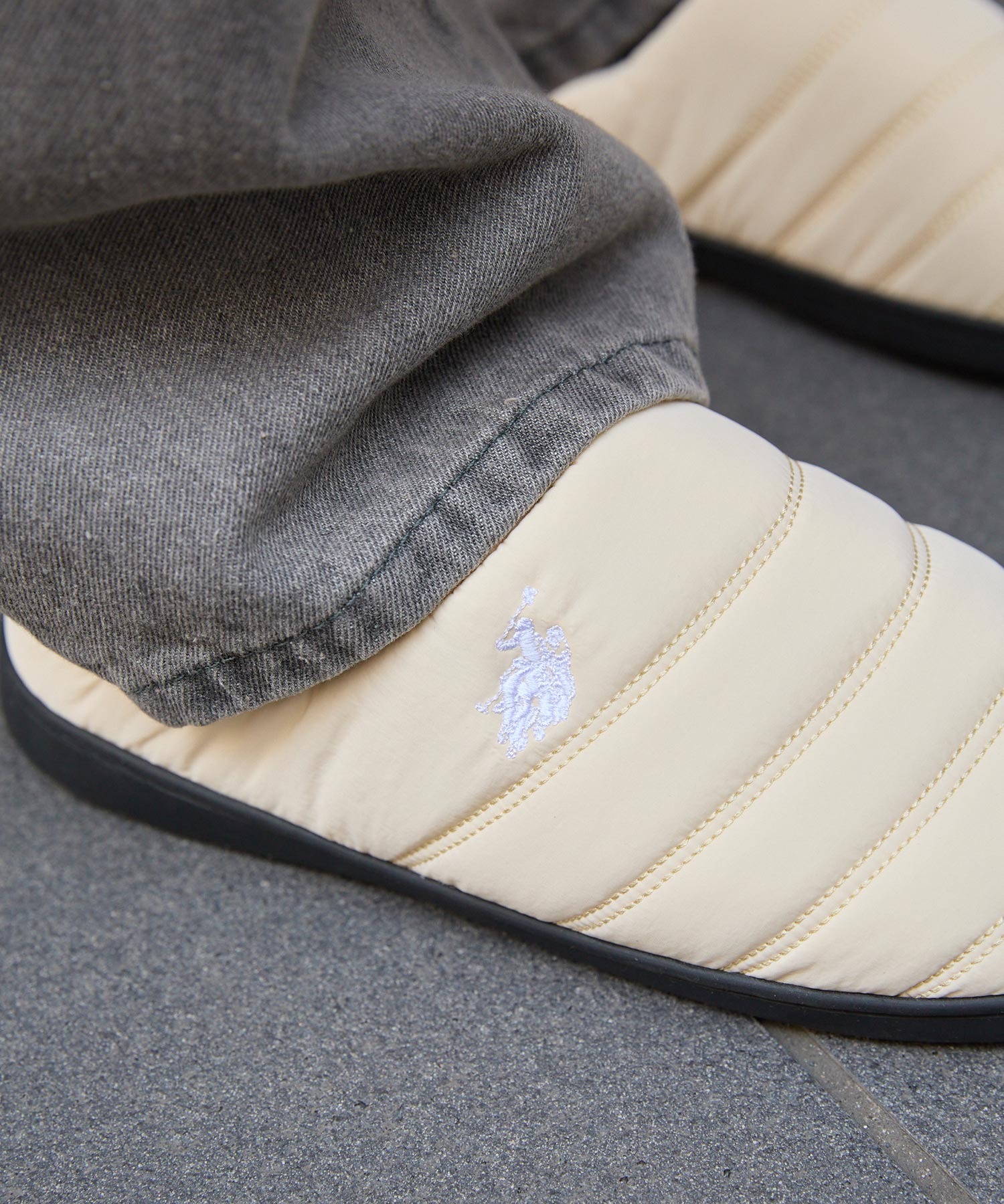 U.S. POLO ASSN. /ユーエスポロアッスン 別注 ロゴワンポイント ダブル