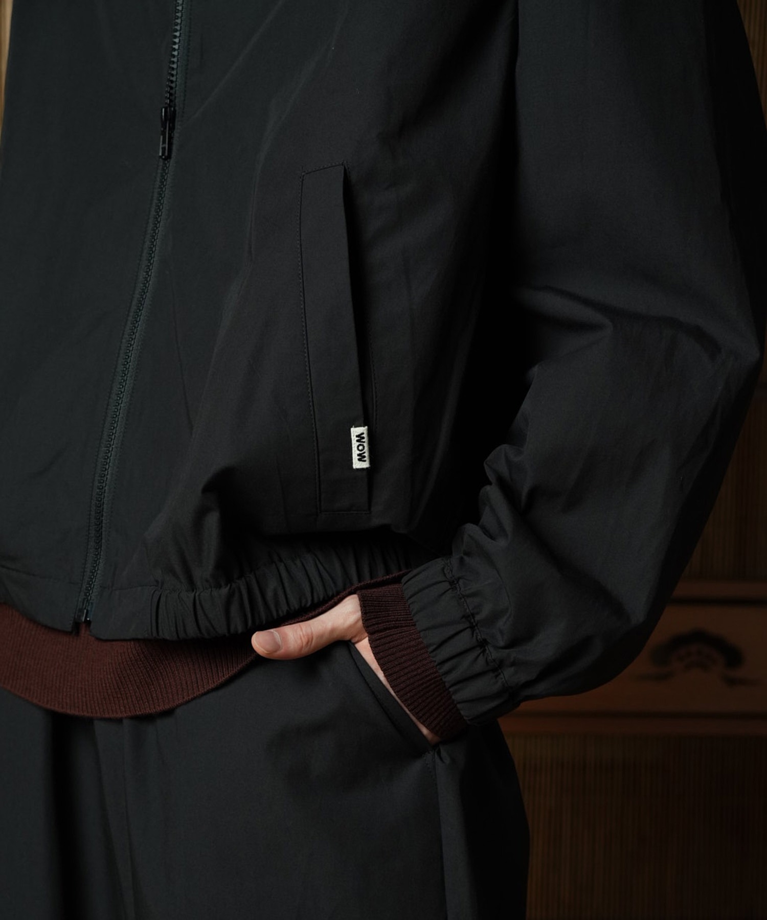 Stand Zipup 2024 Silk Blouson/スタンドジップアップブルソン stand