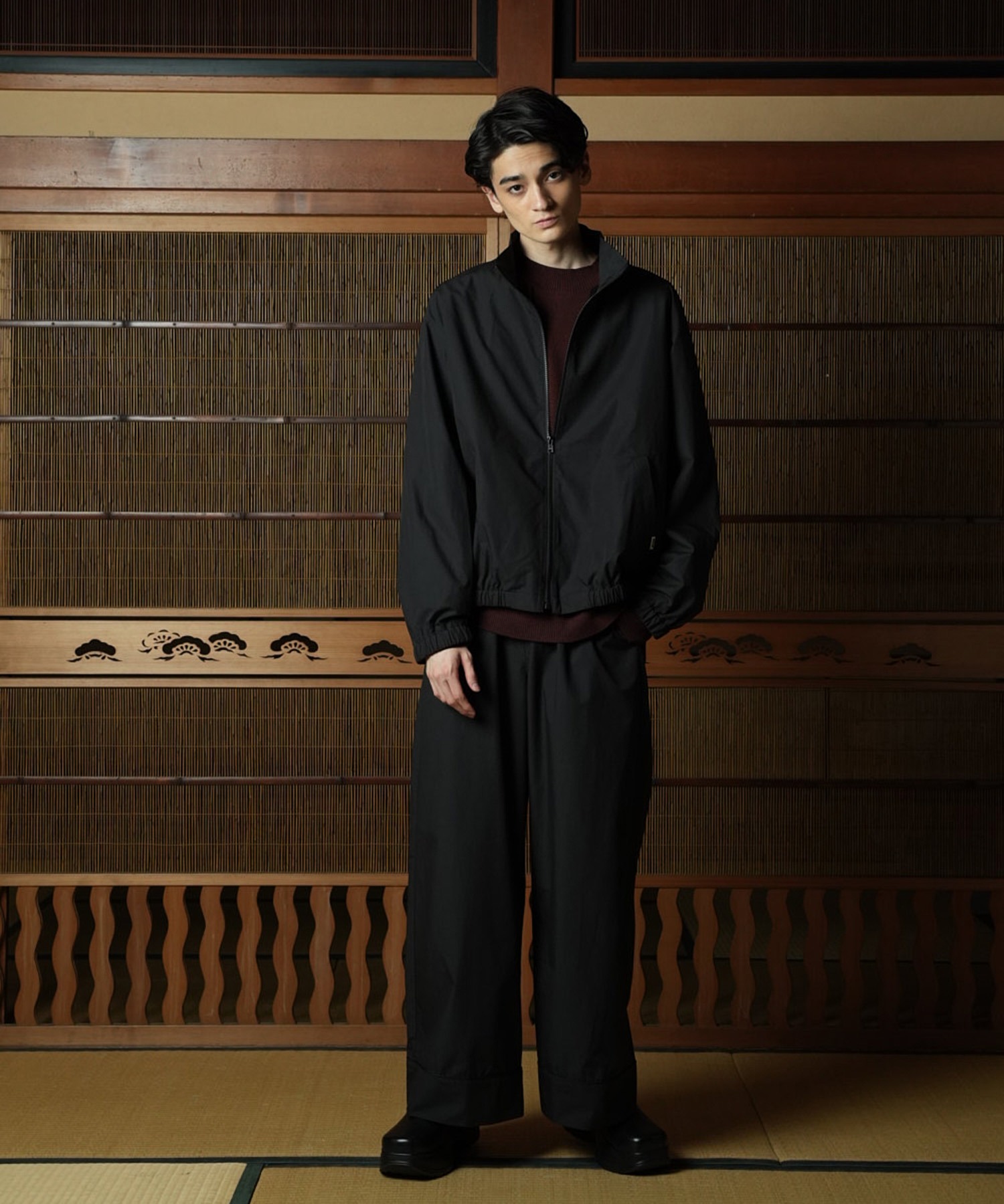 Stand Zipup 2024 Silk Blouson/スタンドジップアップブルソン stand