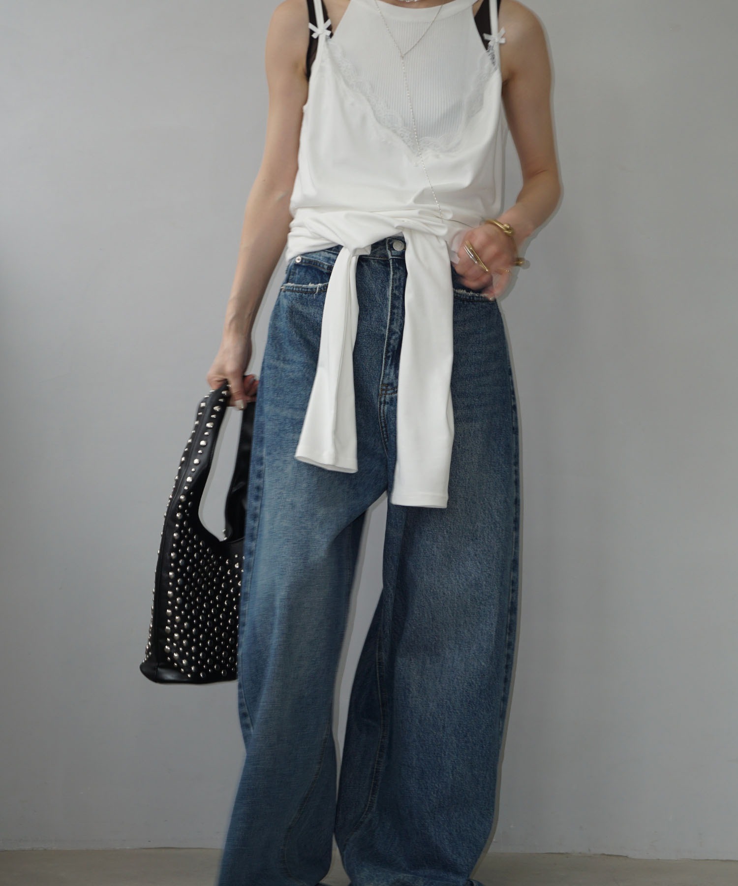 スタッズアクセントバッグ cha25s024-ファッション通販サイト