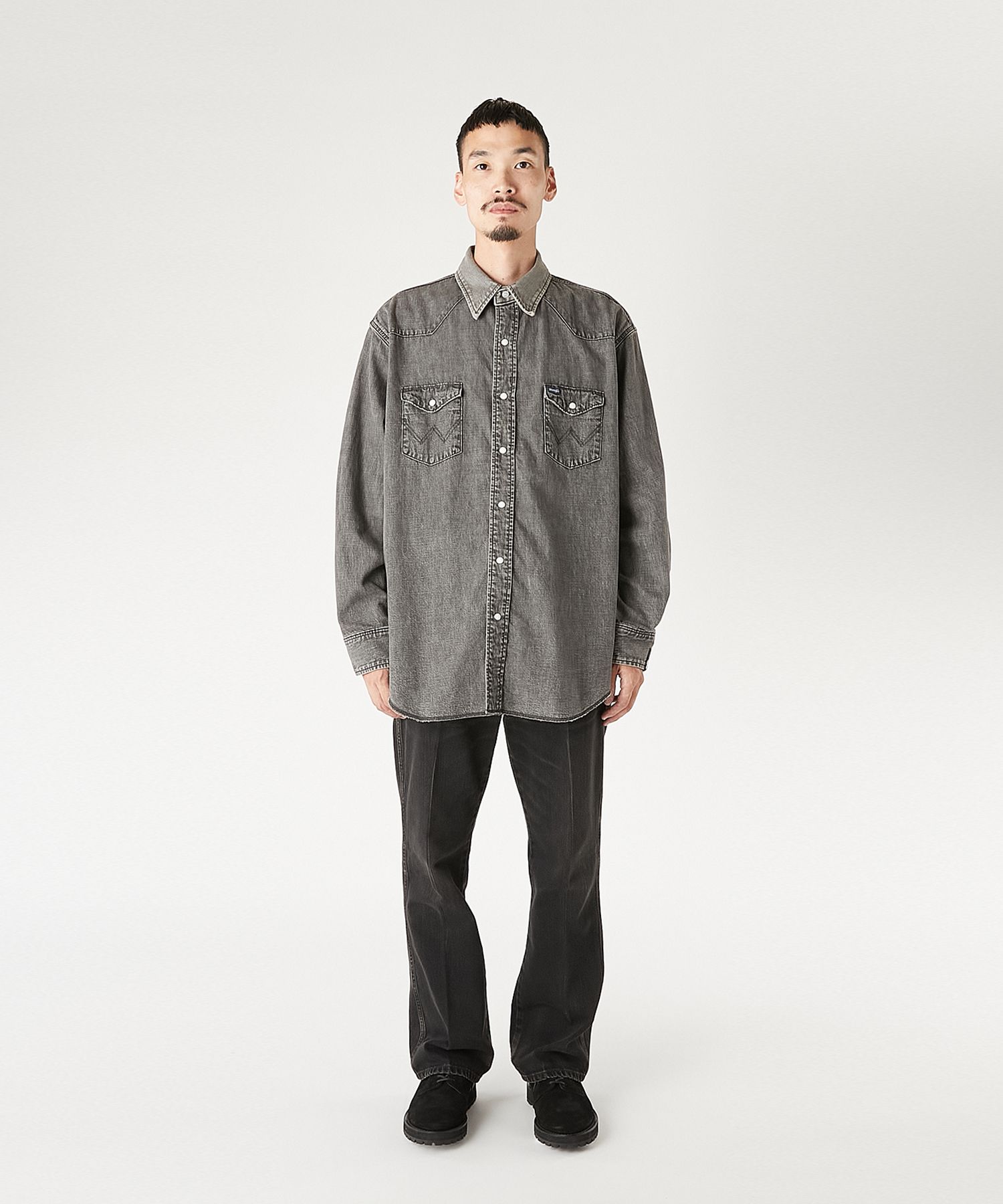 KKKKKKさまWrangler × N.HOOLYWOOD ブラック 38 N.HOOLYWOOD(エヌハリウッド ミスターハリウッド) 22SS ×Wrangler