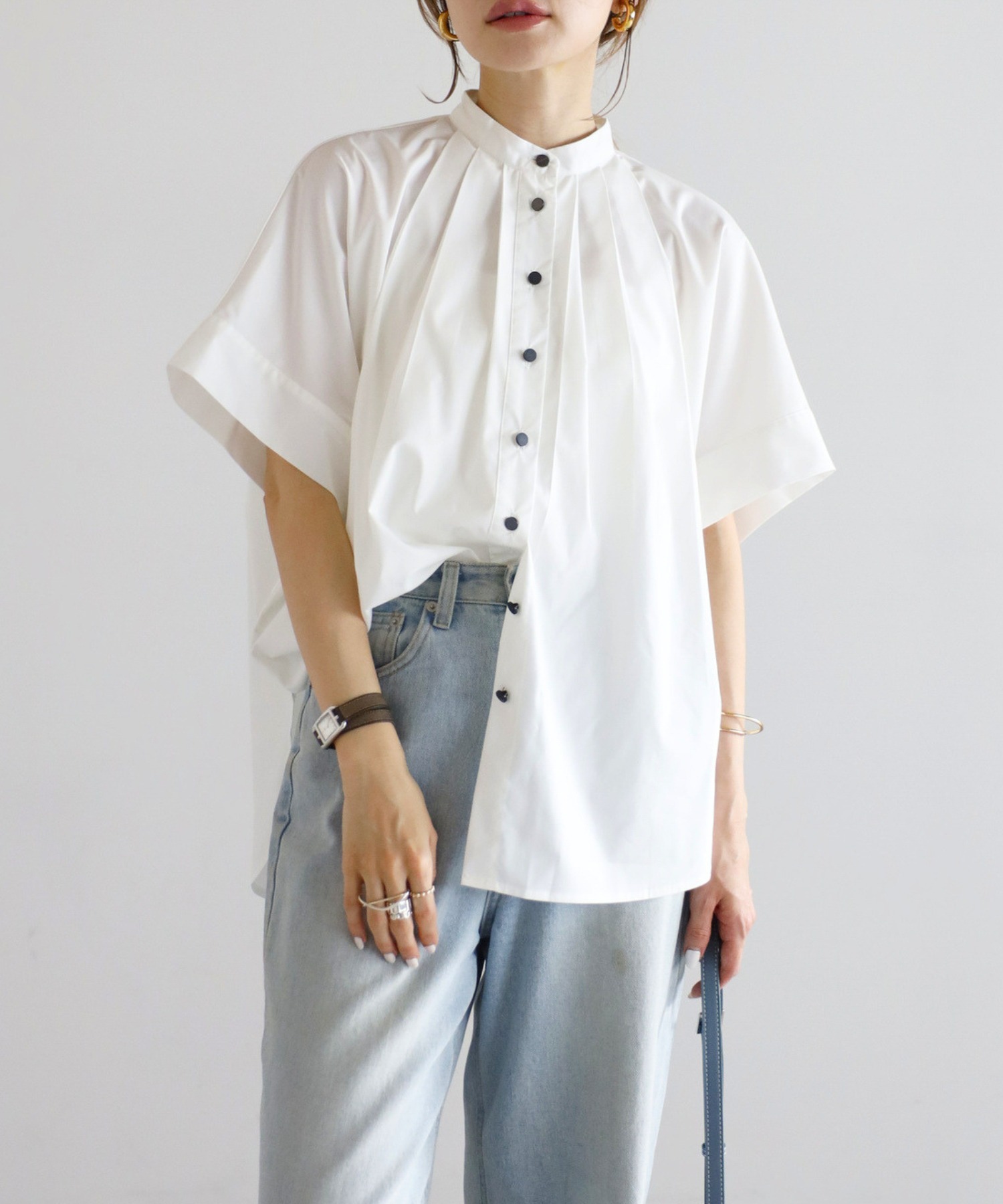 model：H165 着用サイズ：FREE
