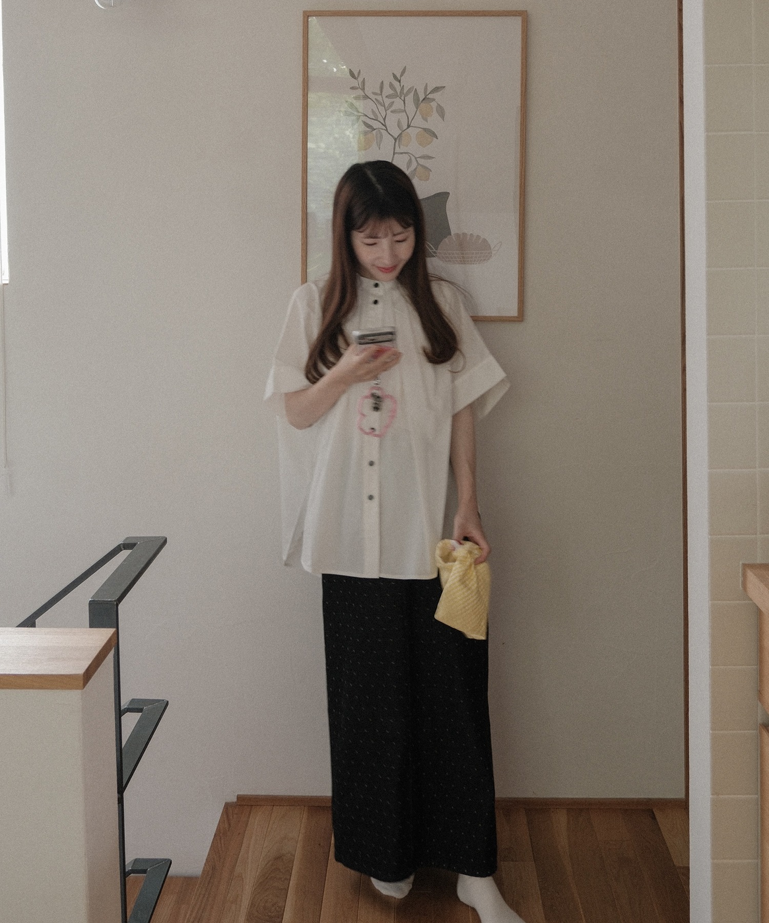 model：H157 着用サイズ：FREE
