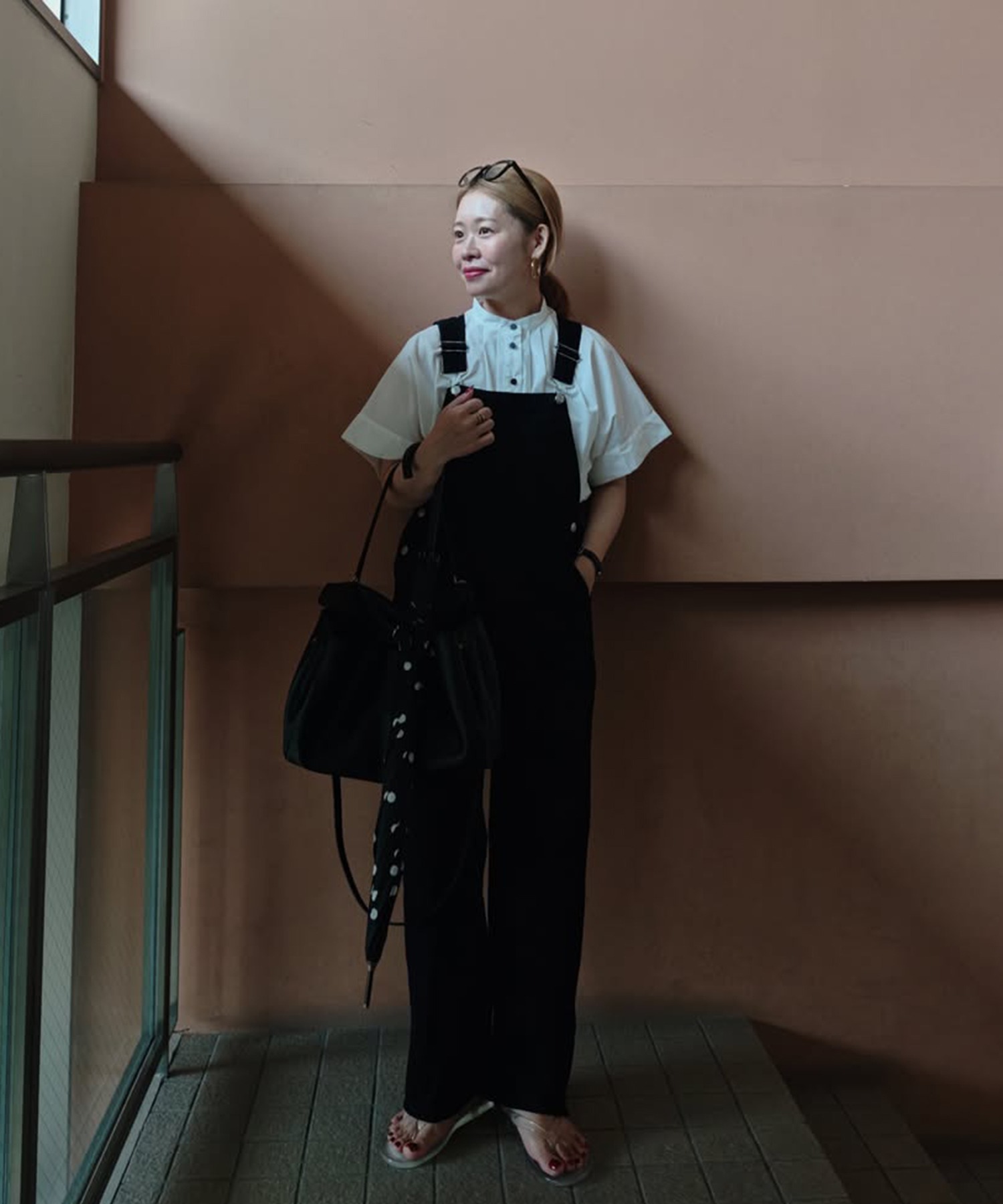 model：H160 着用サイズ：FREE