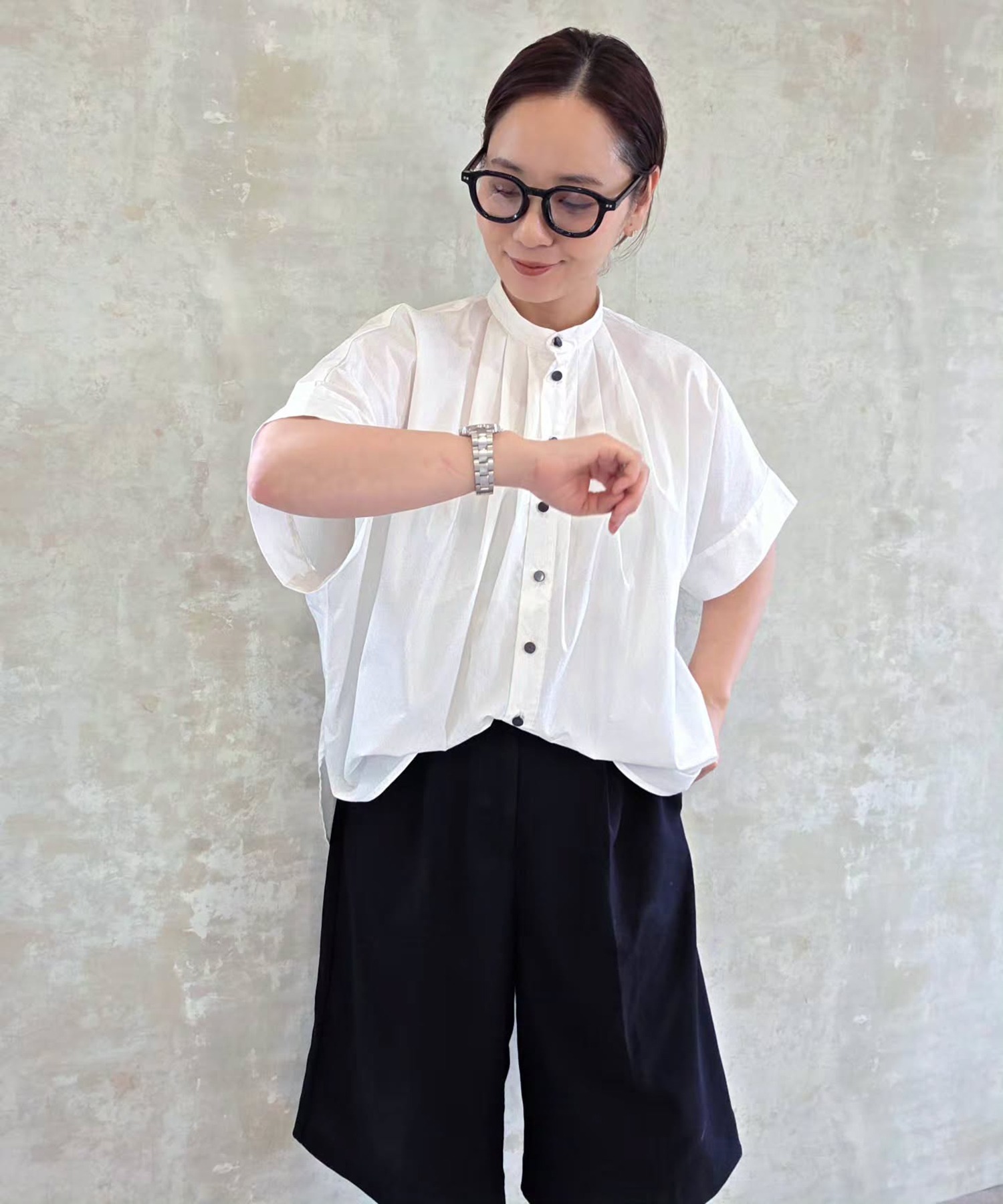 model：H160 着用サイズ：FREE