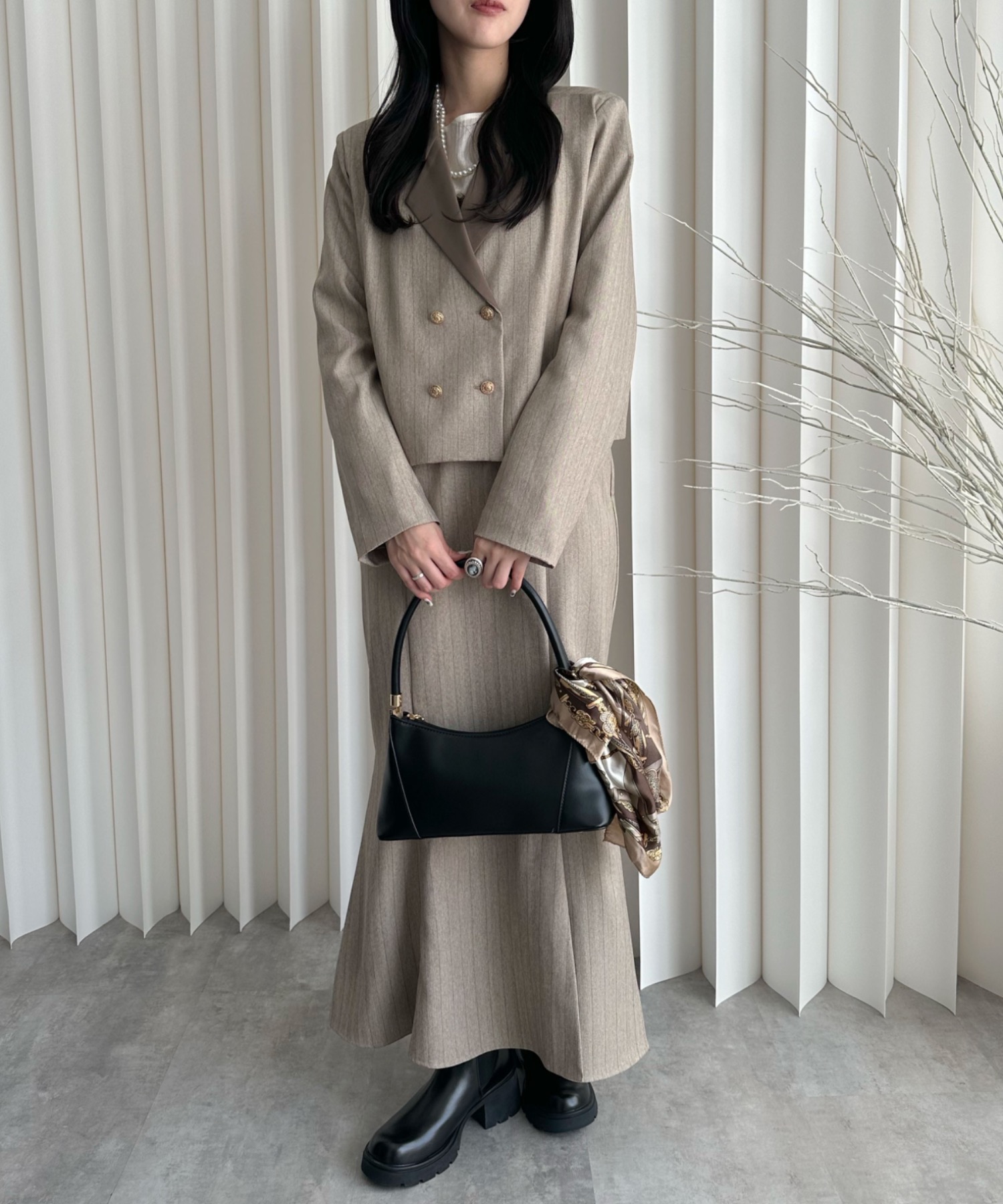 model：164cm. 着用サイズ：FREE