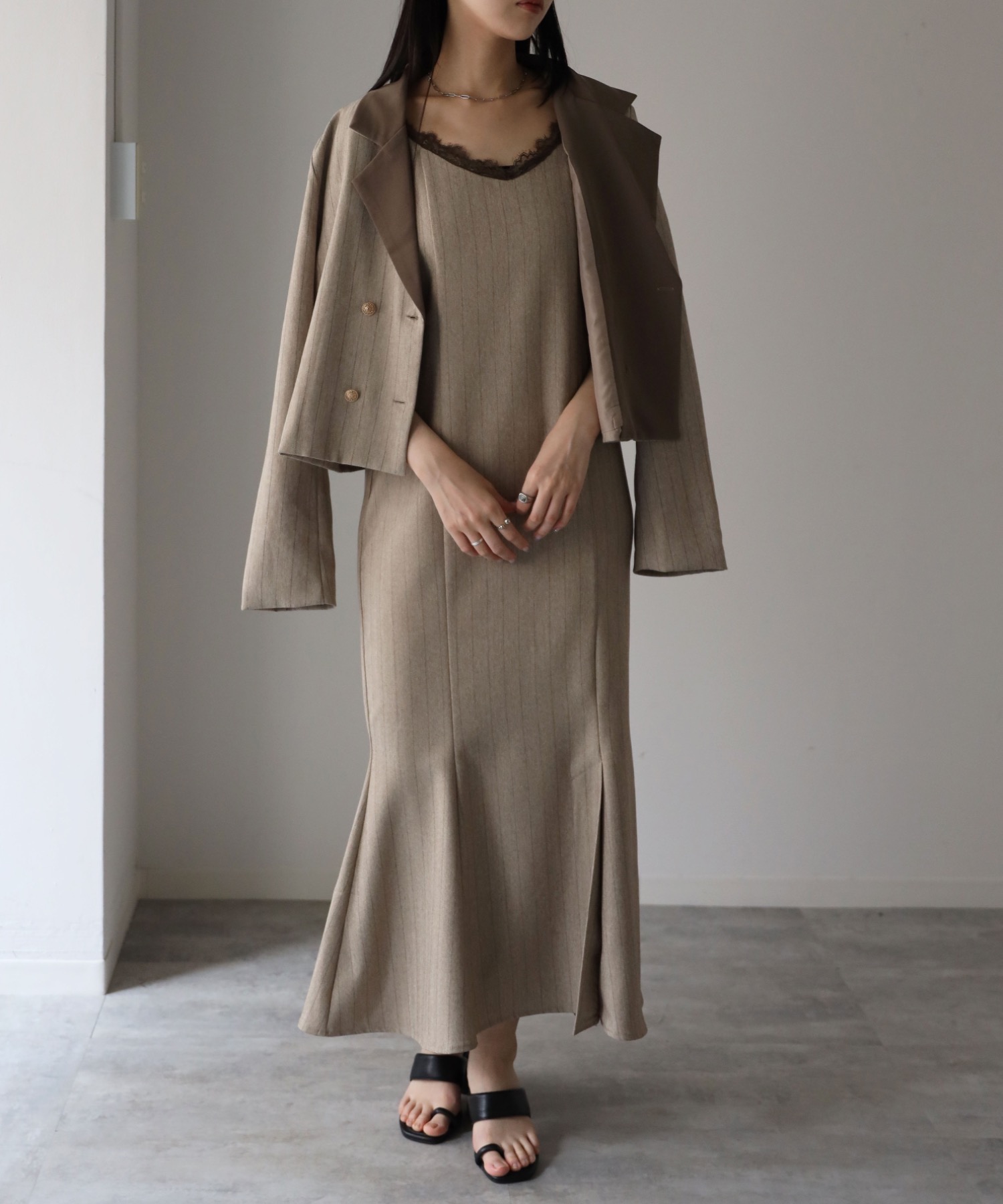 model：164cm. 着用サイズ：FREE