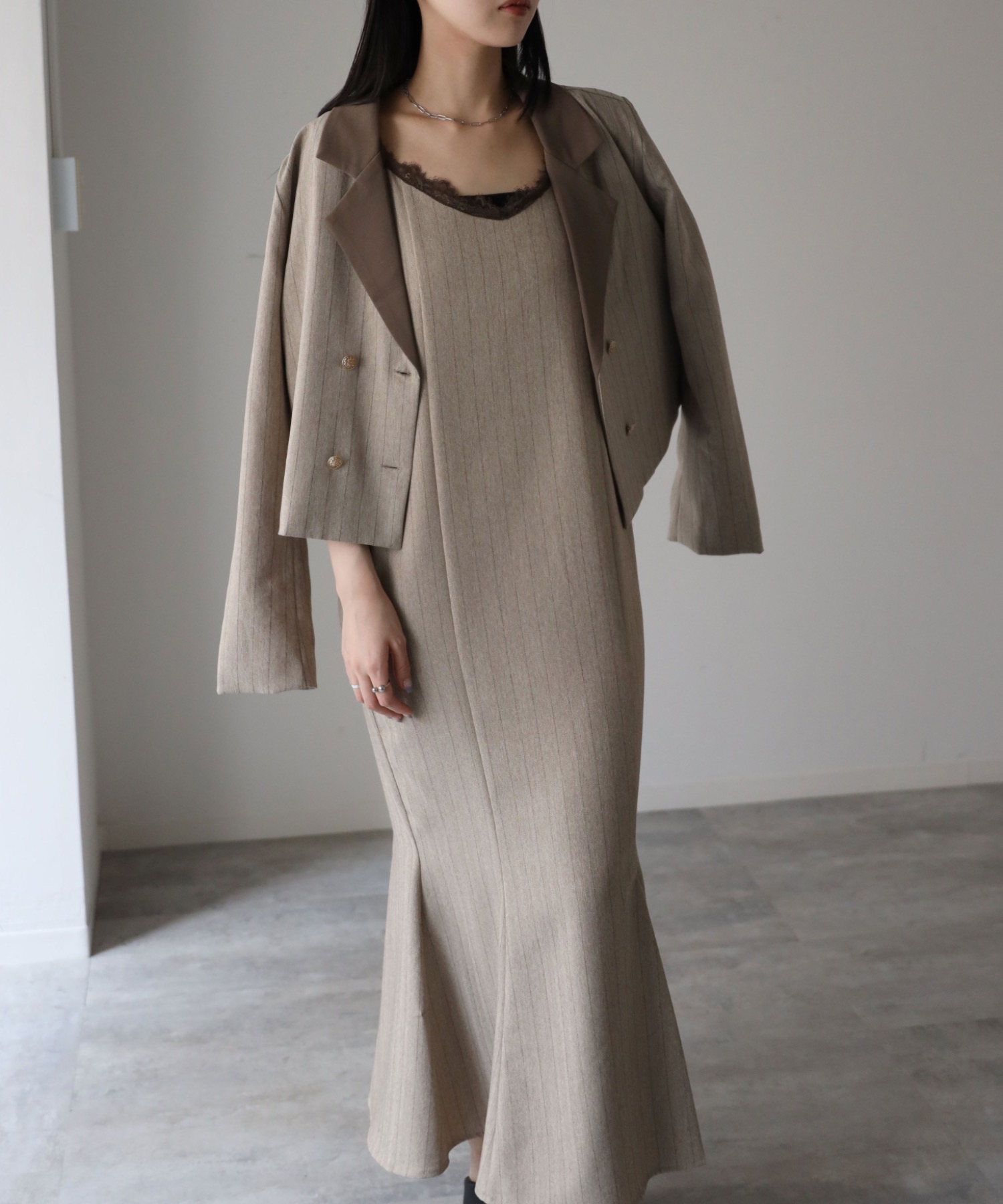 model：164cm. 着用サイズ：FREE