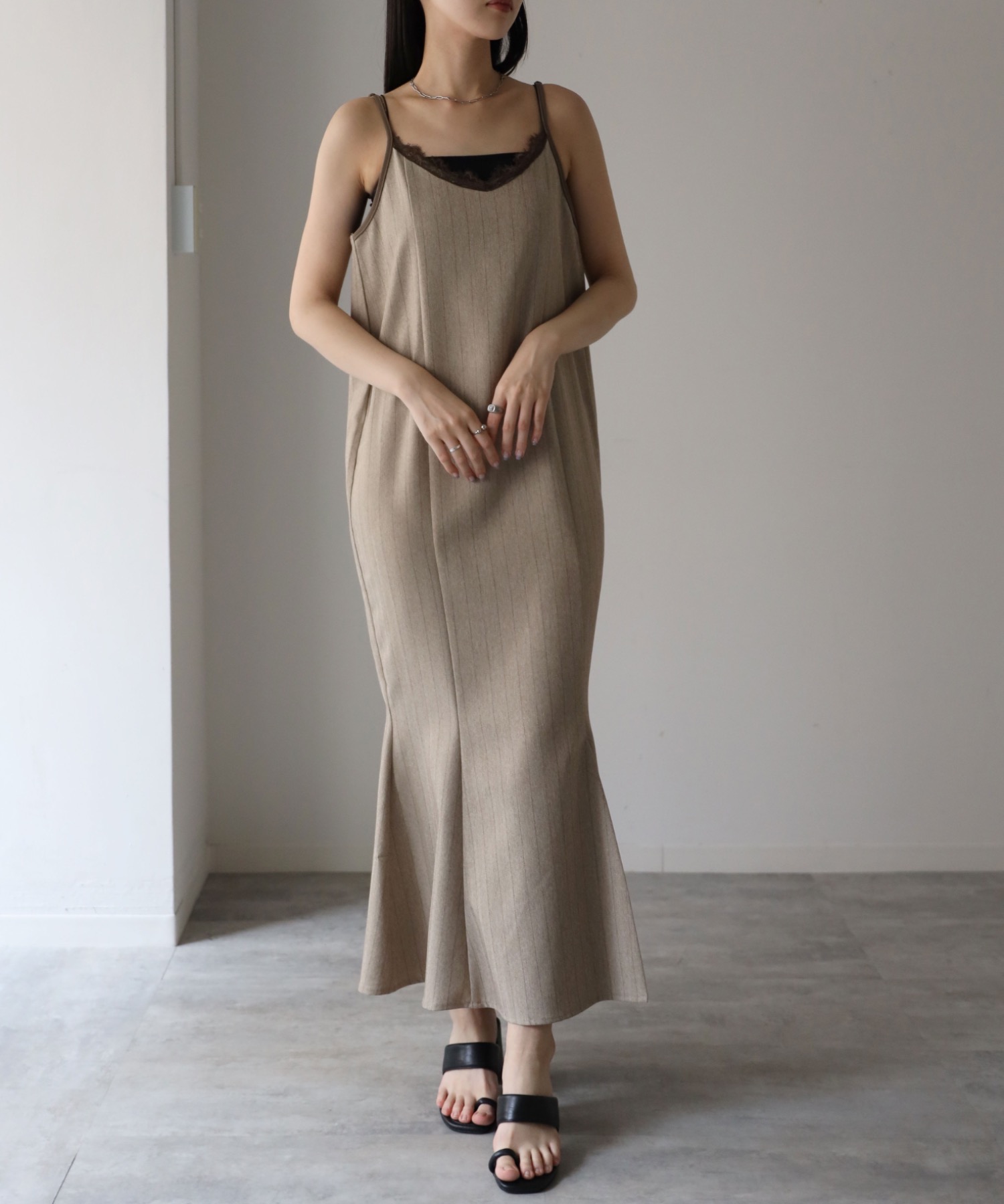 model：164cm. 着用サイズ：FREE