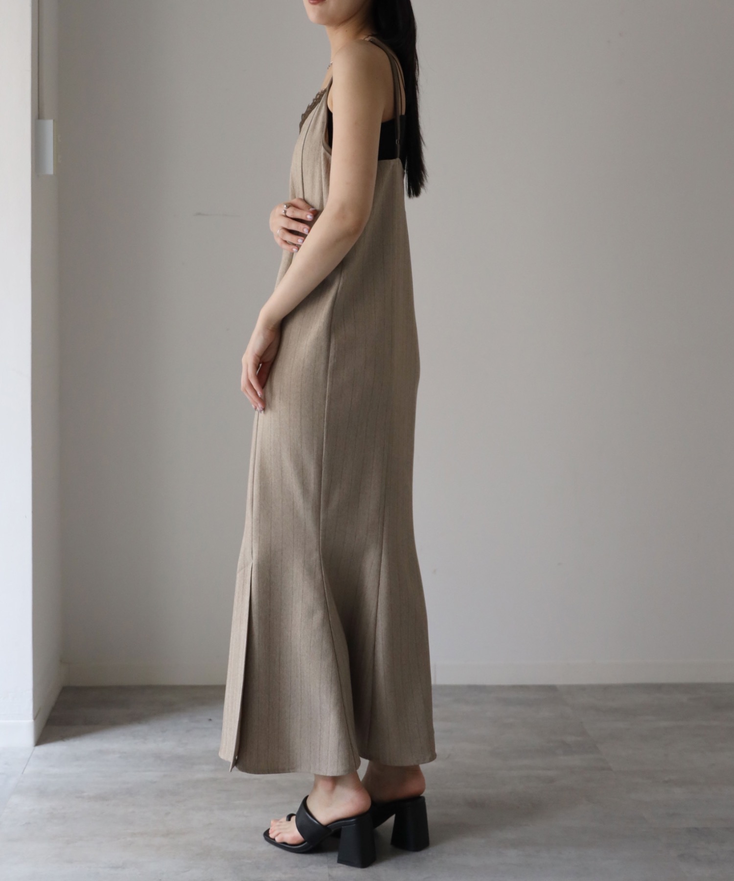 model：164cm. 着用サイズ：FREE