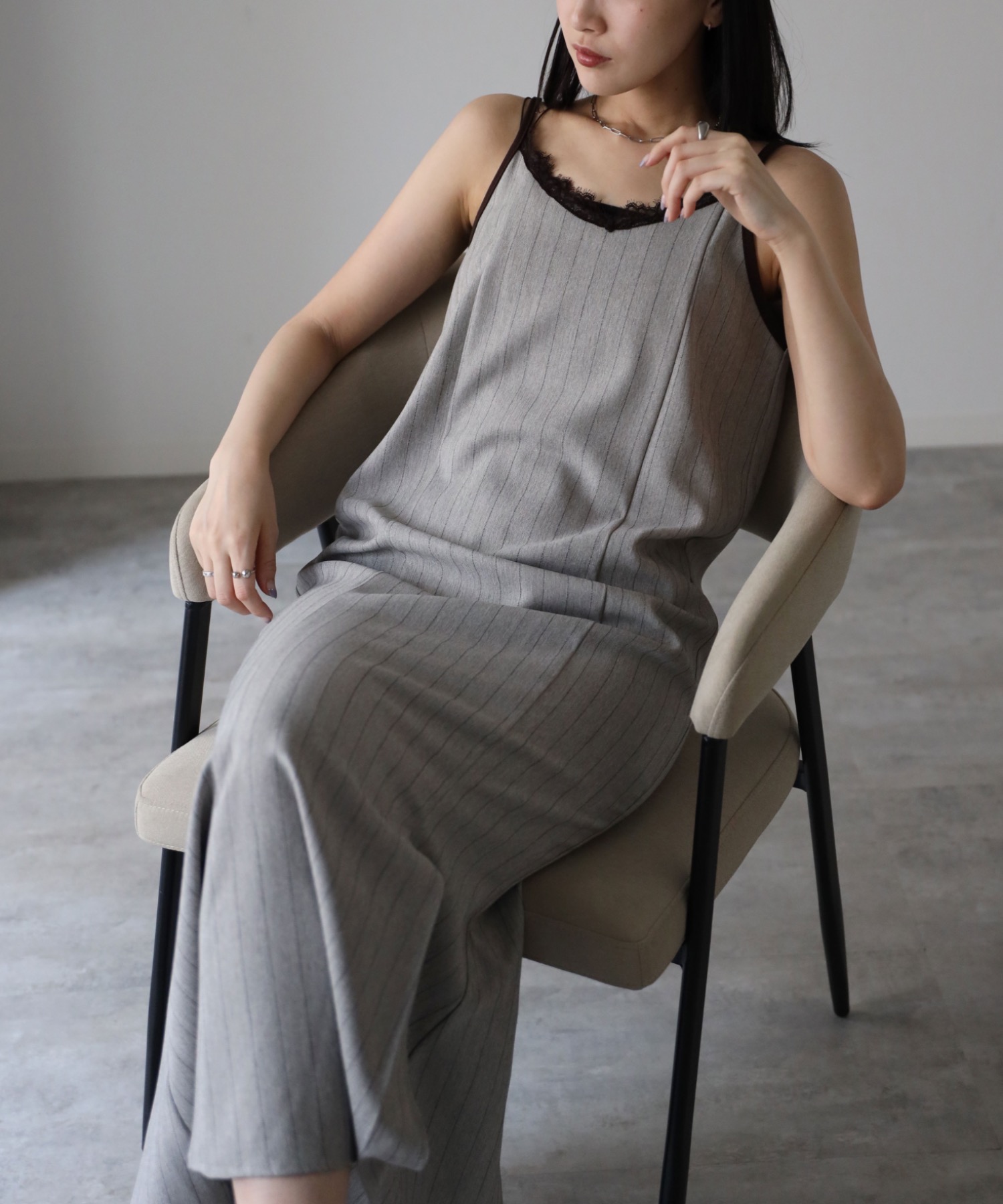 model：164cm. 着用サイズ：FREE