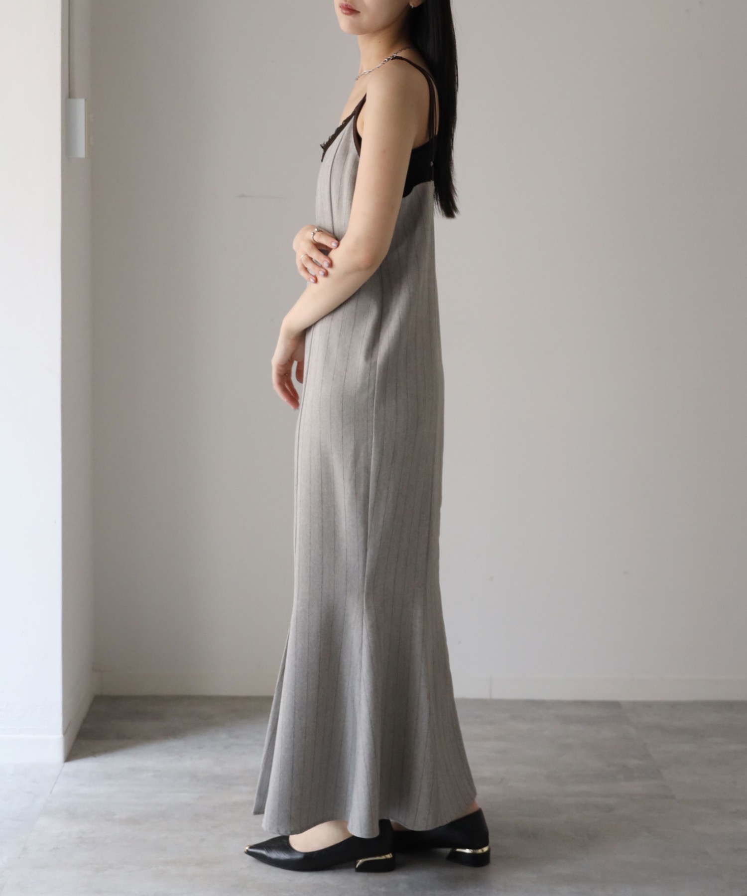 model：164cm. 着用サイズ：FREE