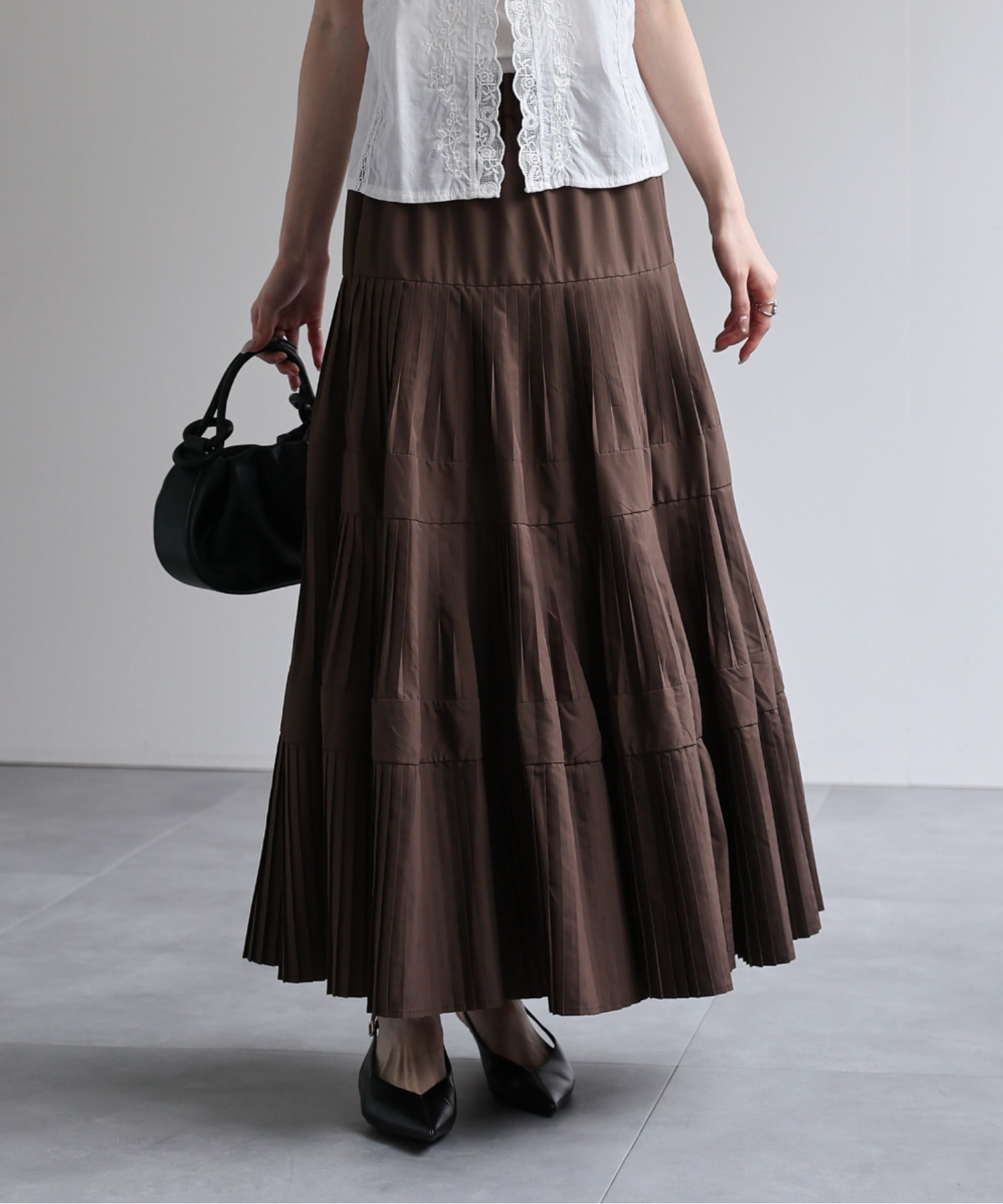 model：162cm 着用サイズ：F