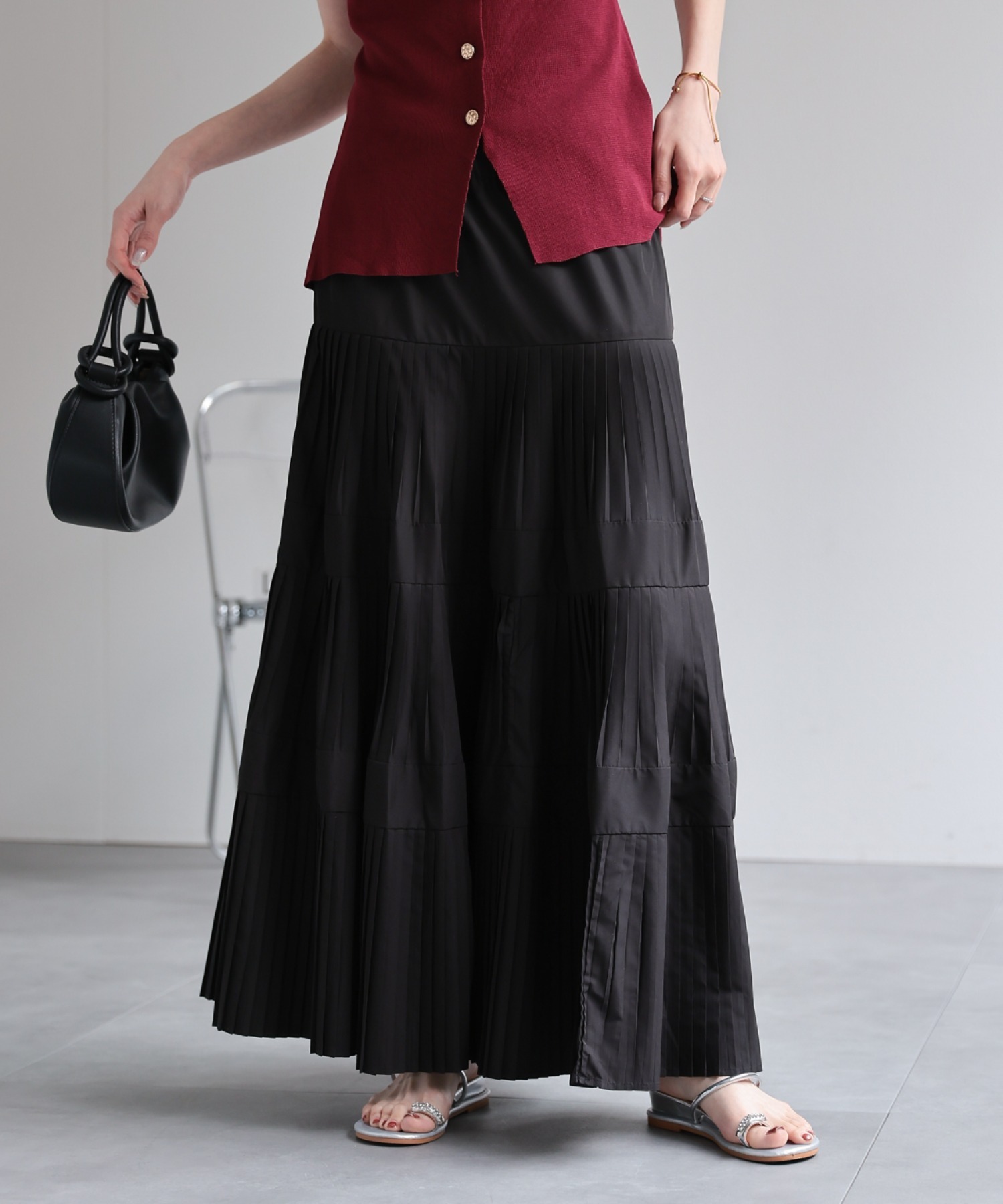 model：162cm 着用サイズ：F