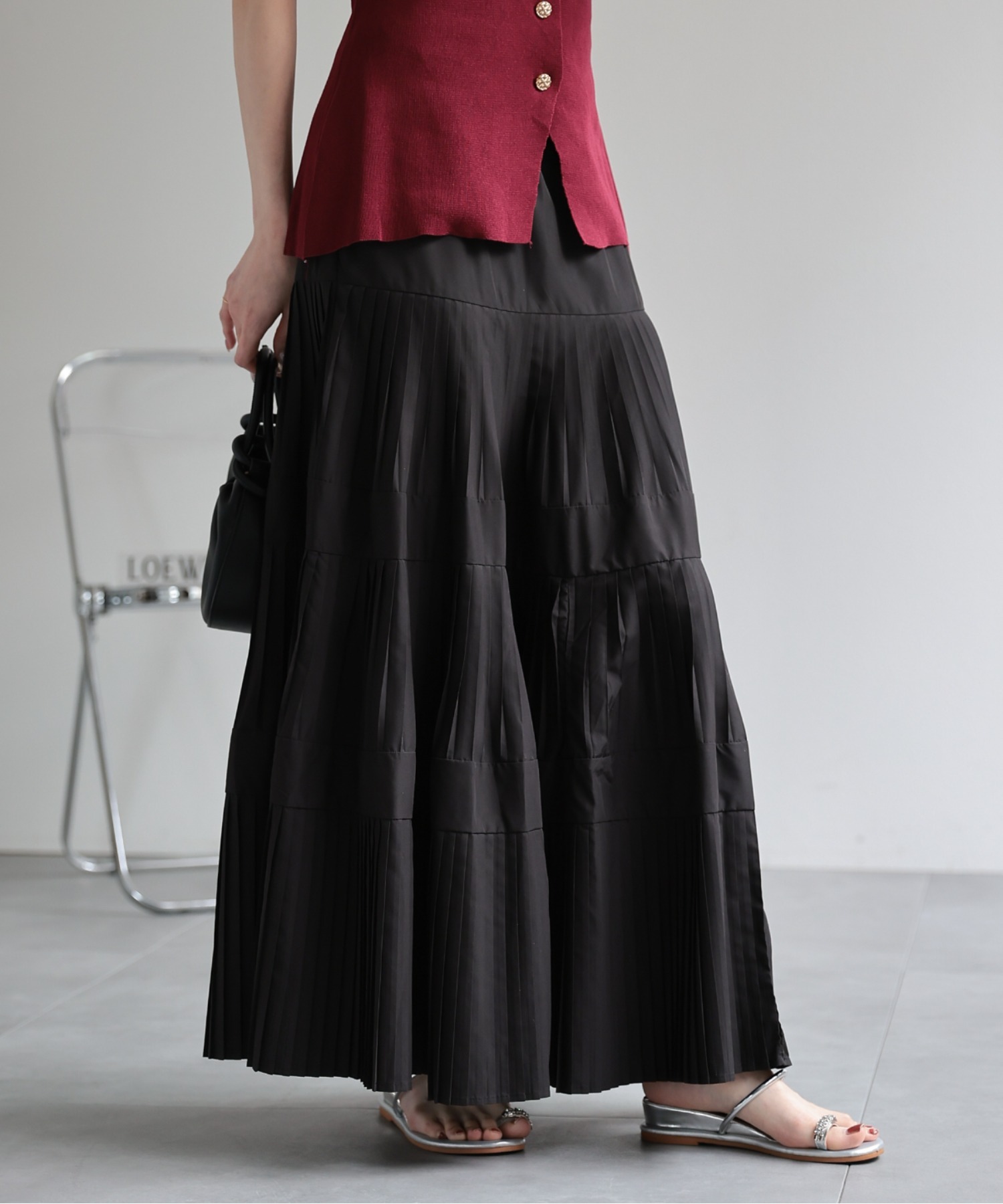 model：162cm 着用サイズ：F