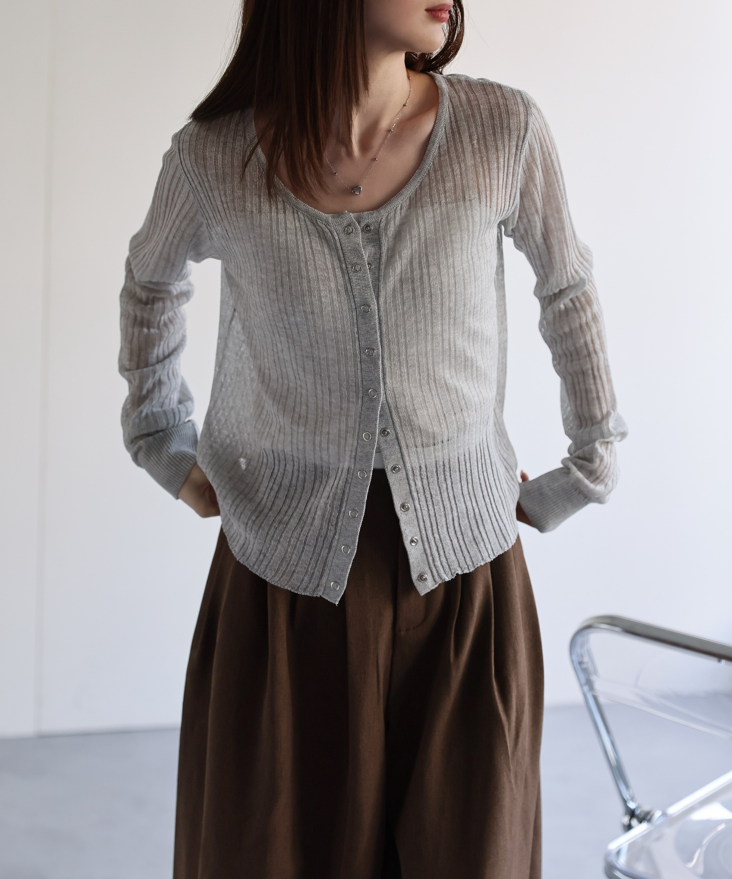 model:162cm　着用サイズ:F