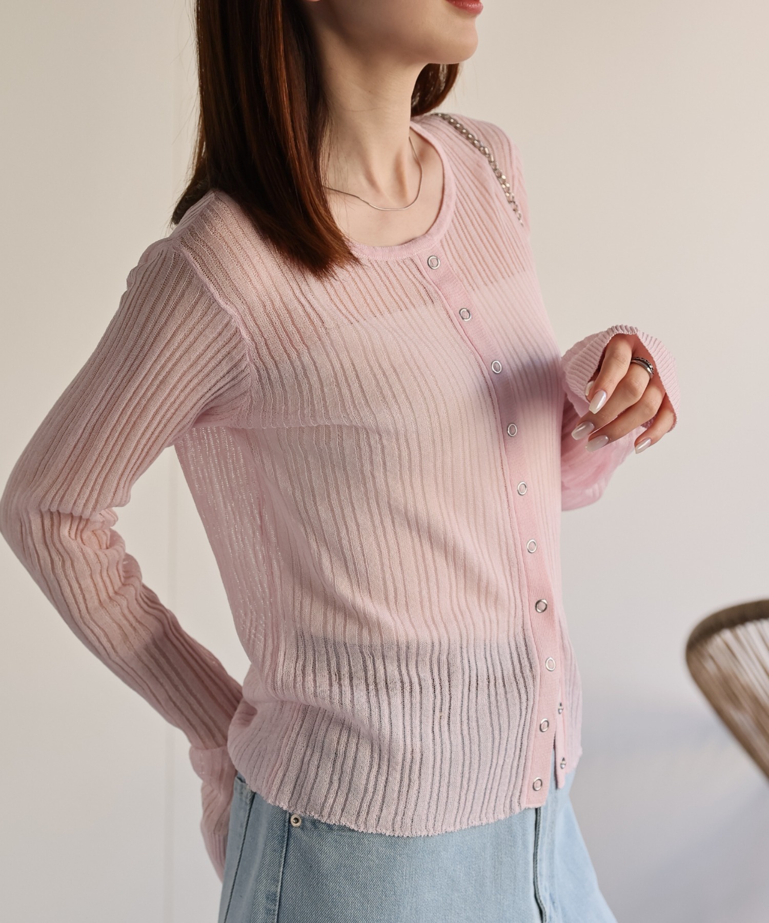 model:162cm　着用サイズ:F