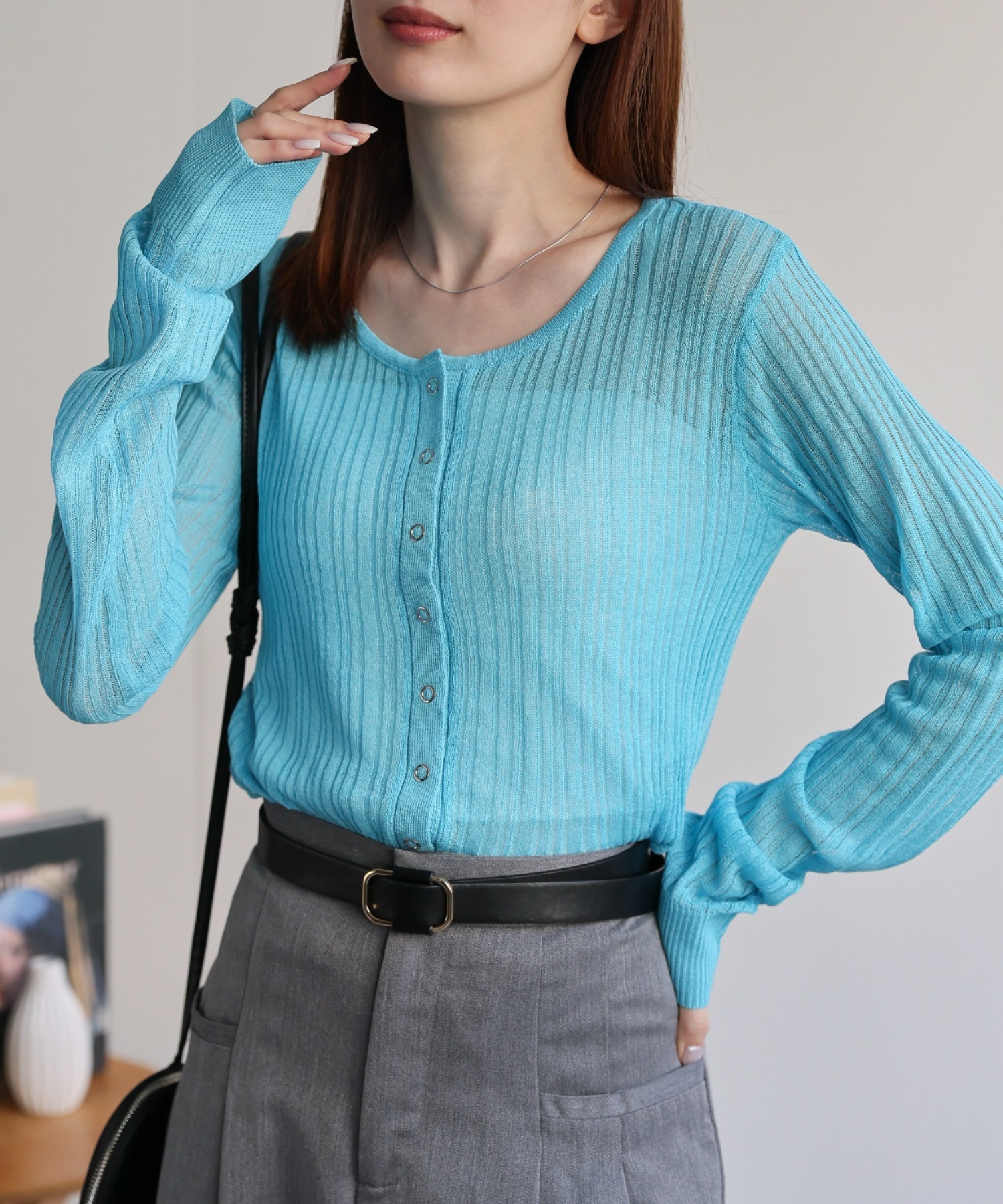 model:162cm　着用サイズ:F