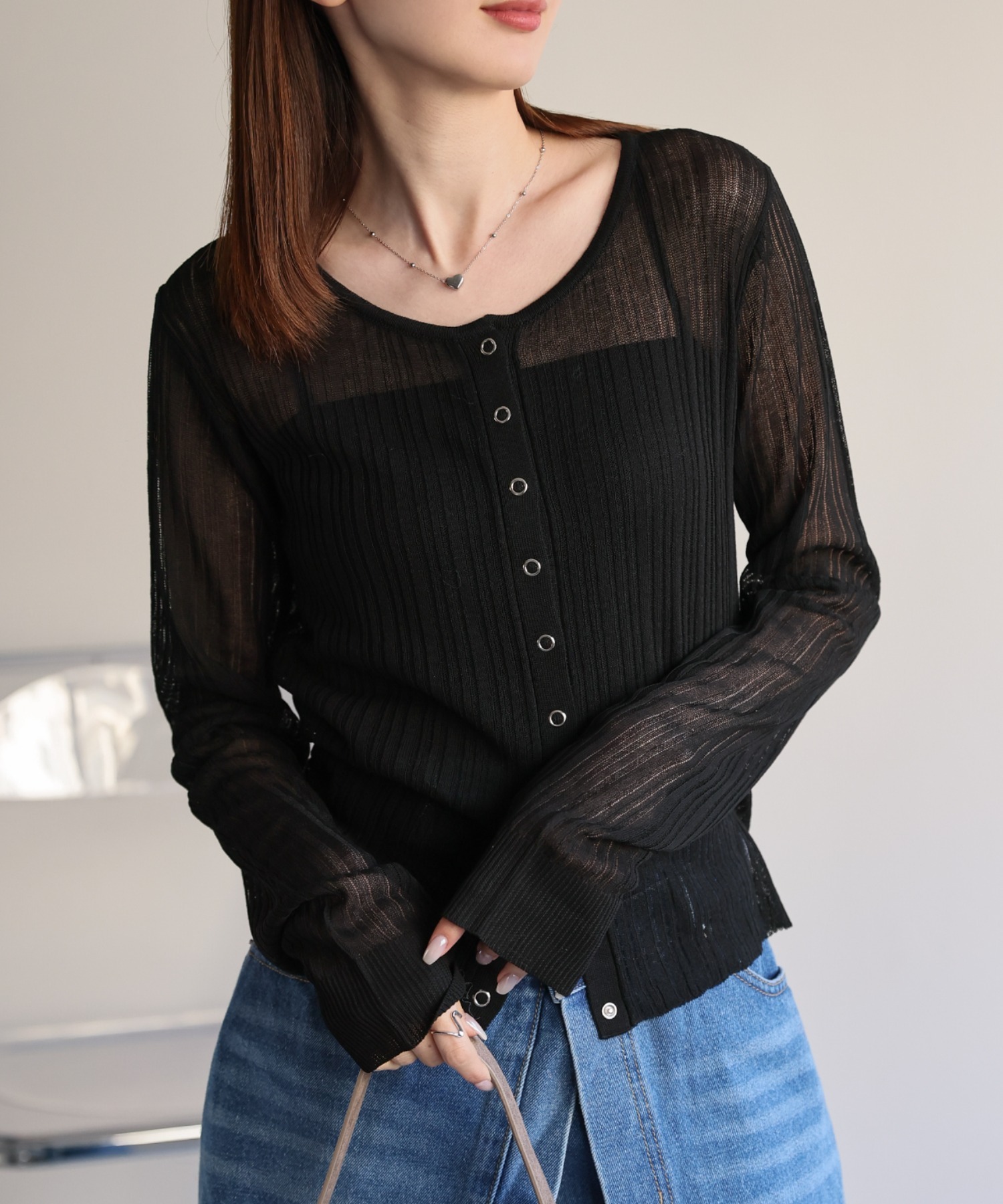 model:162cm　着用サイズ:F