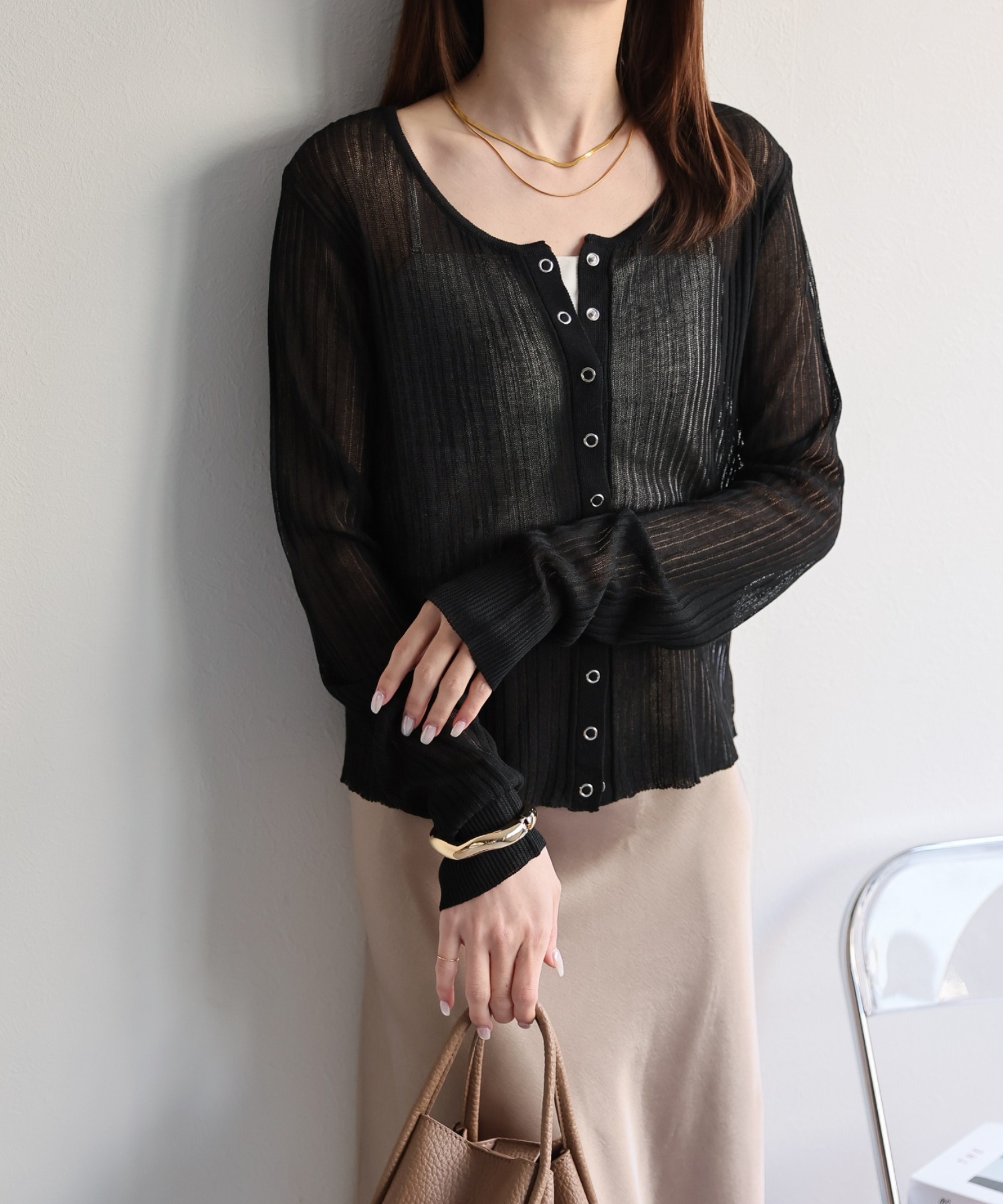 model:162cm　着用サイズ:F