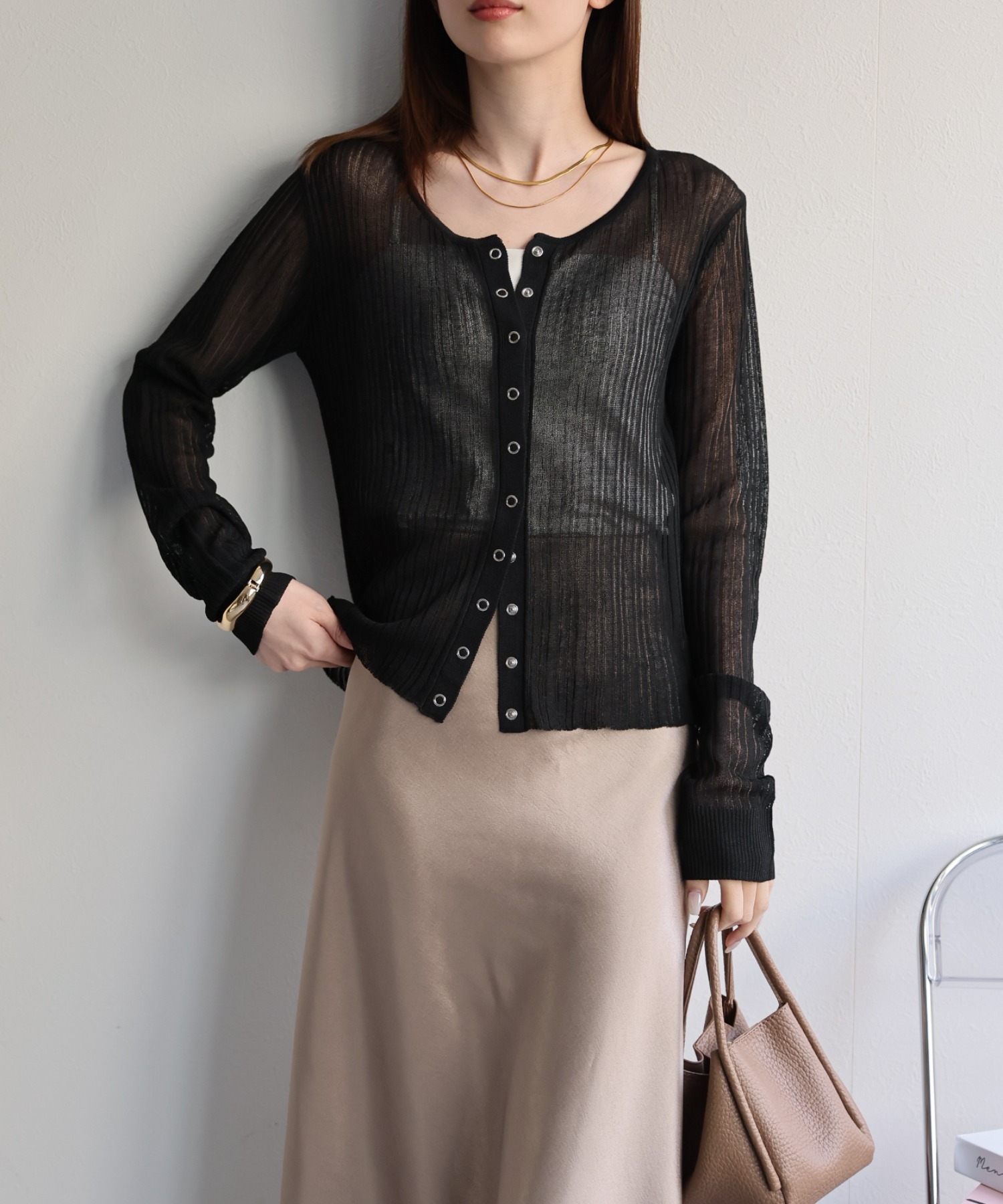 model:162cm　着用サイズ:F