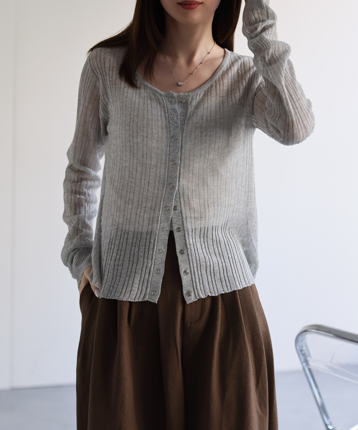 model:162cm　着用サイズ:F