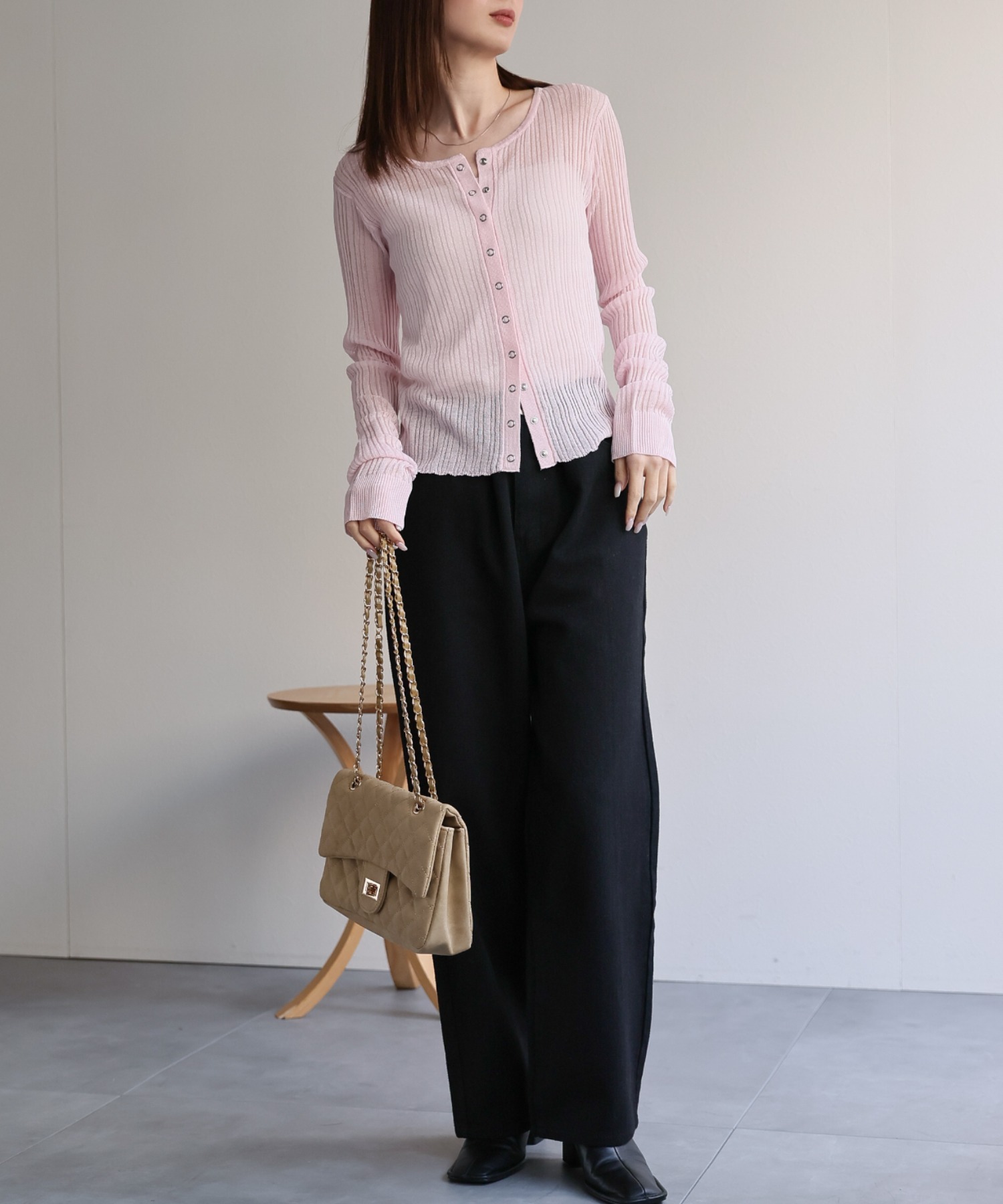 model:162cm　着用サイズ:F