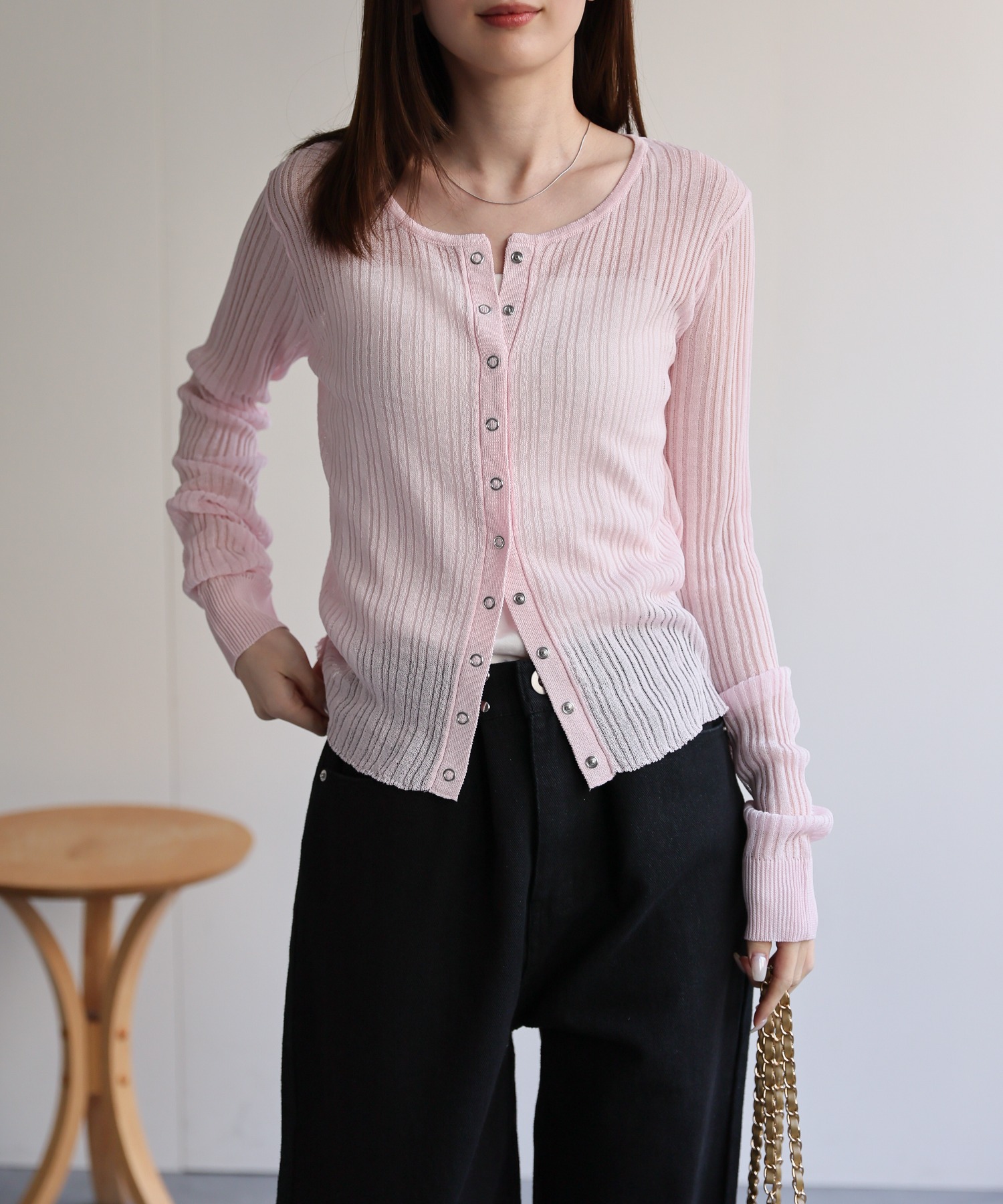 model:162cm　着用サイズ:F