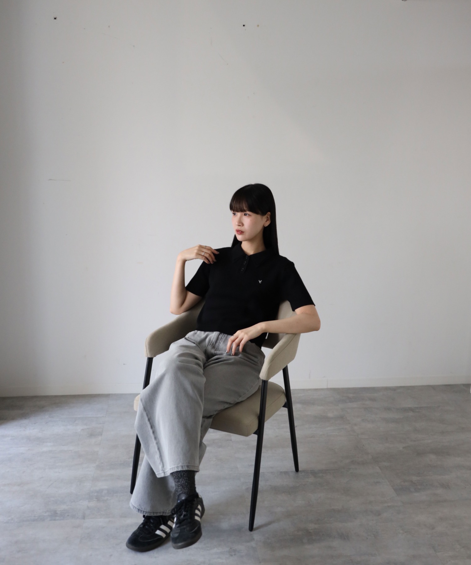 model：164cm. 着用サイズ：FREE