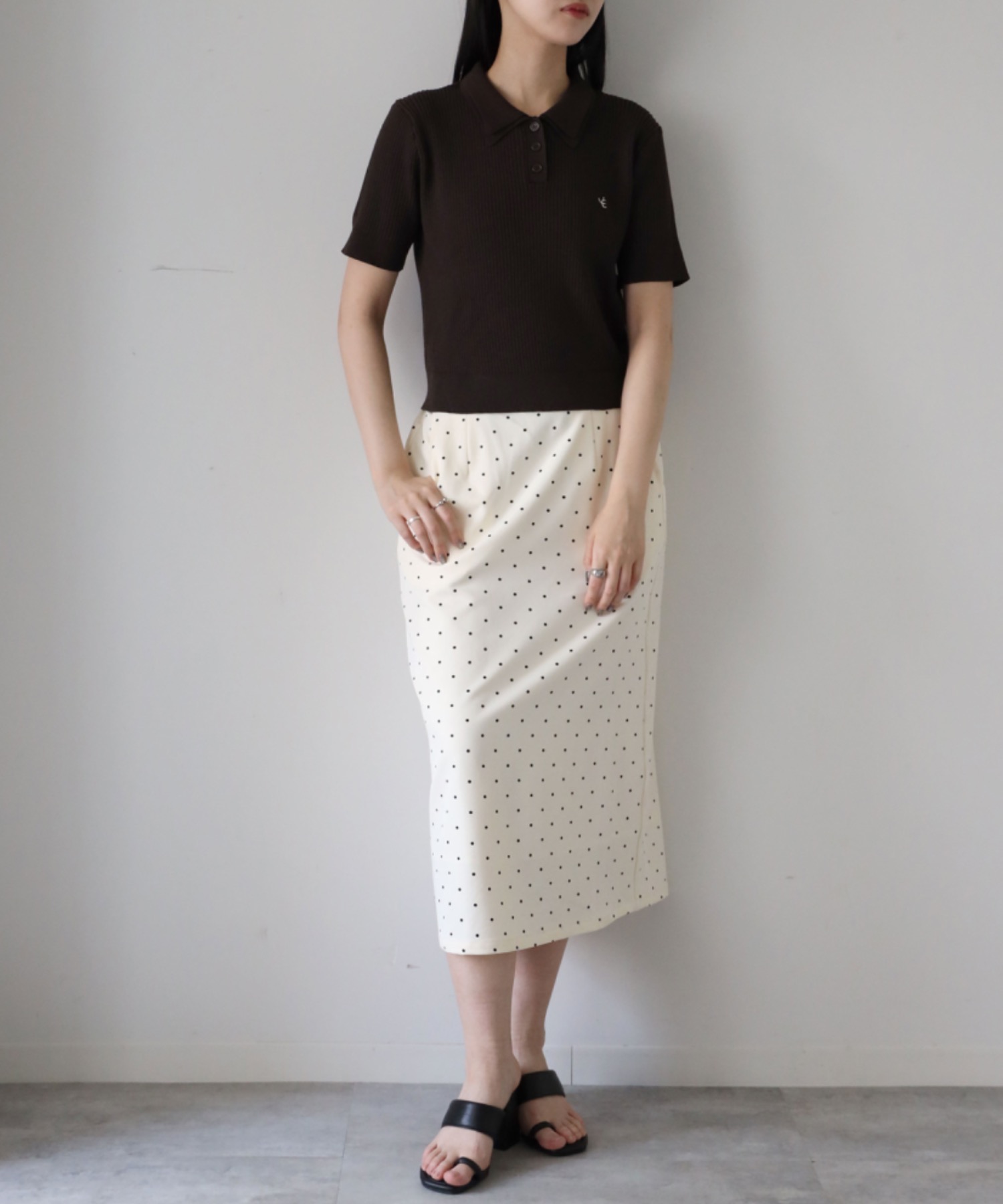 model：164cm. 着用サイズ：FREE