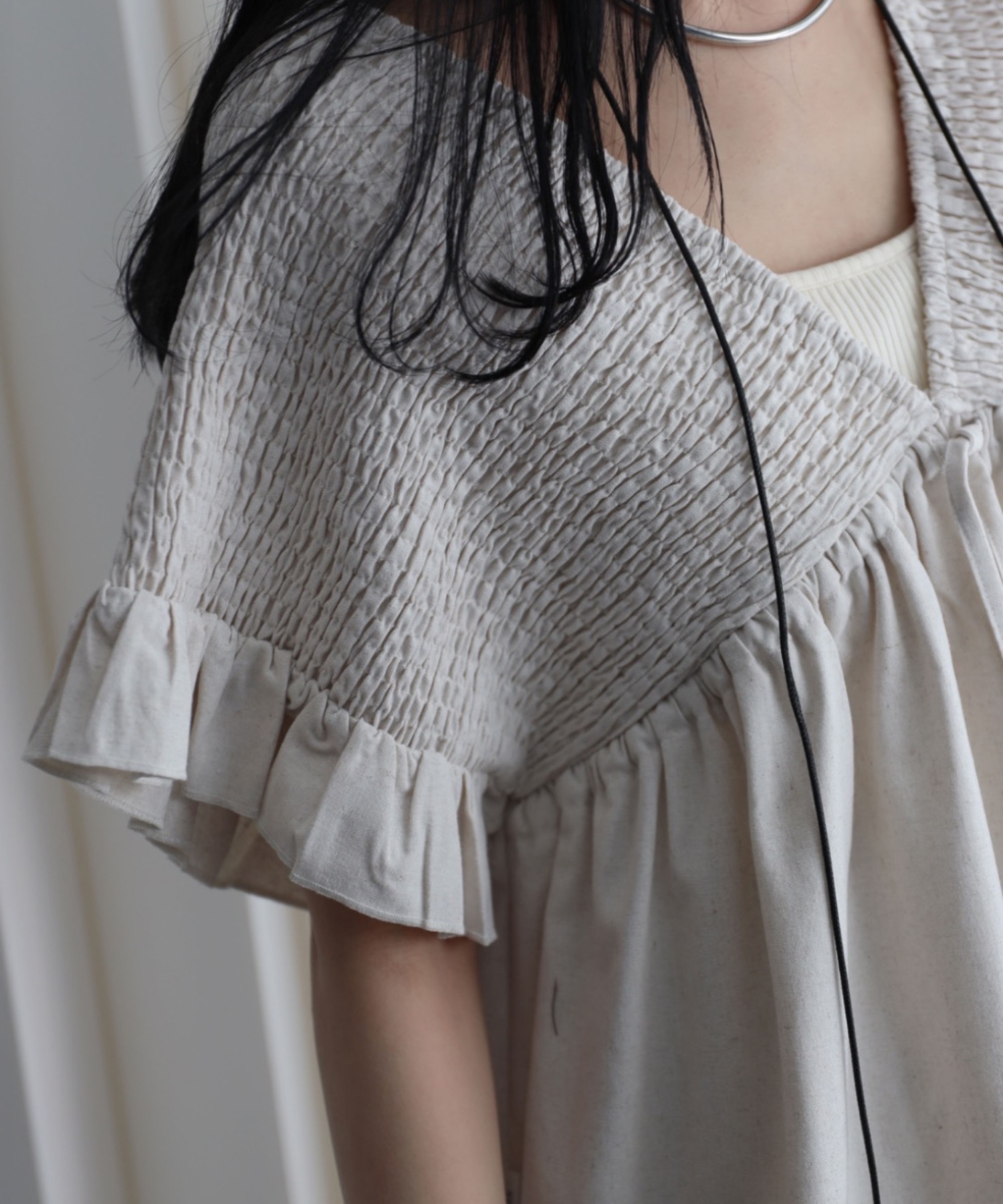 model：164cm. 着用サイズ：FREE