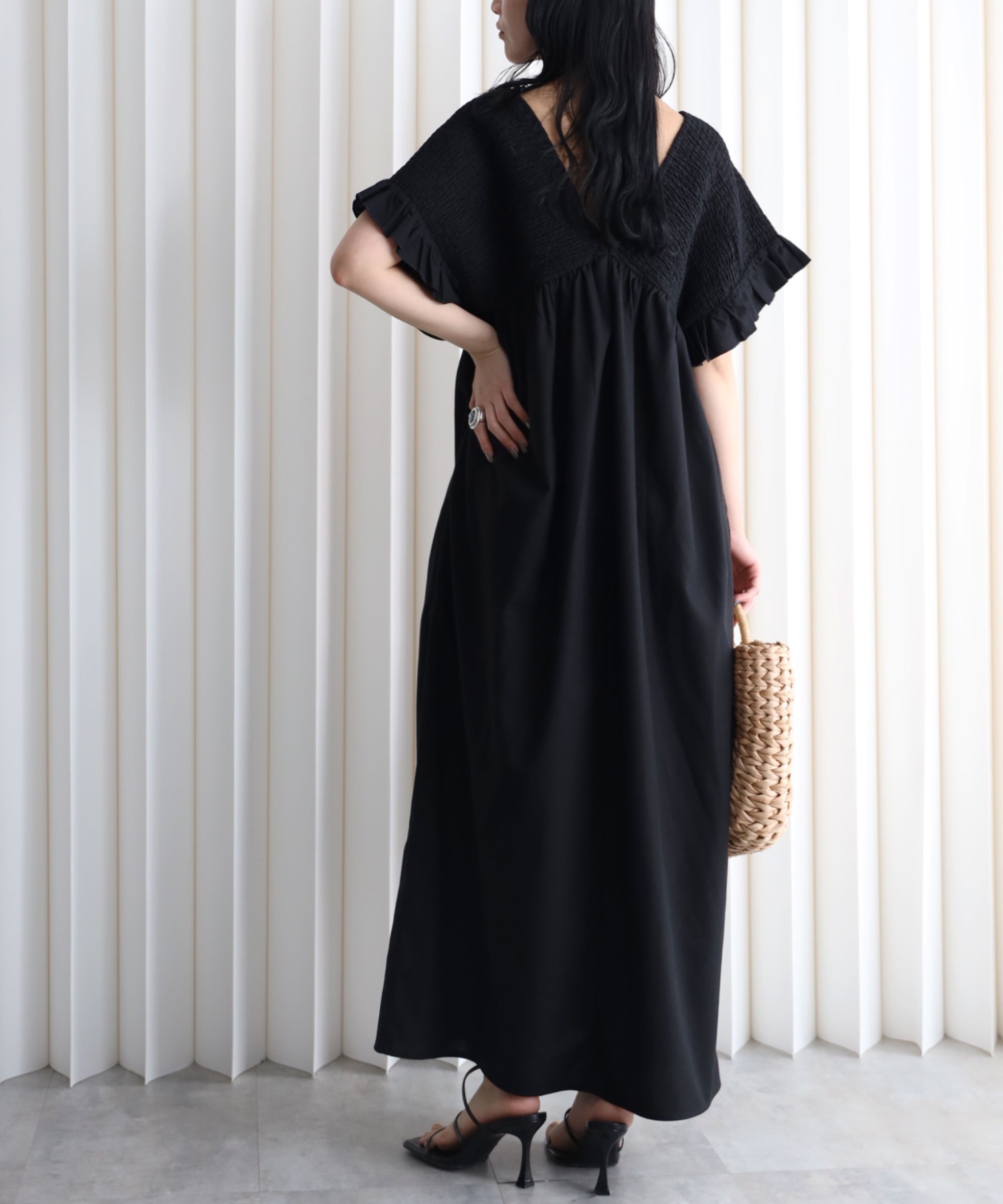 model：164cm. 着用サイズ：FREE