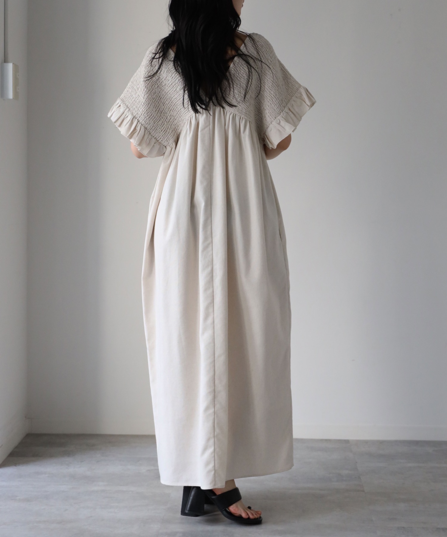 model：164cm. 着用サイズ：FREE