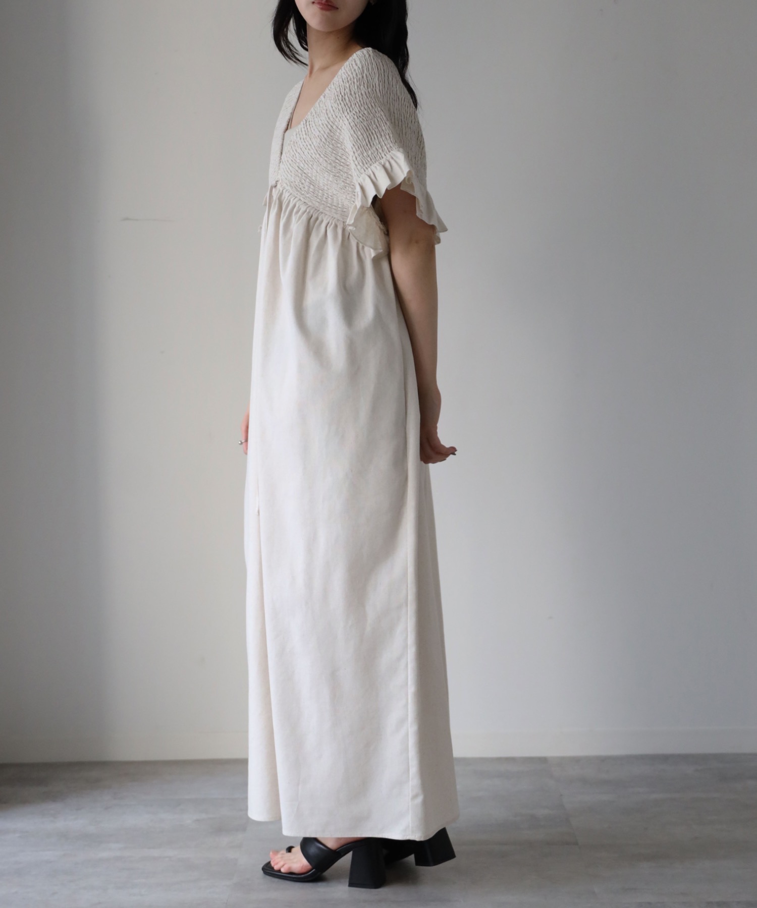model：164cm. 着用サイズ：FREE