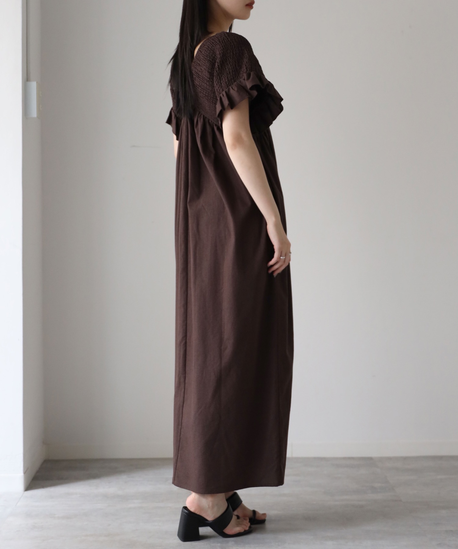 model：164cm. 着用サイズ：FREE