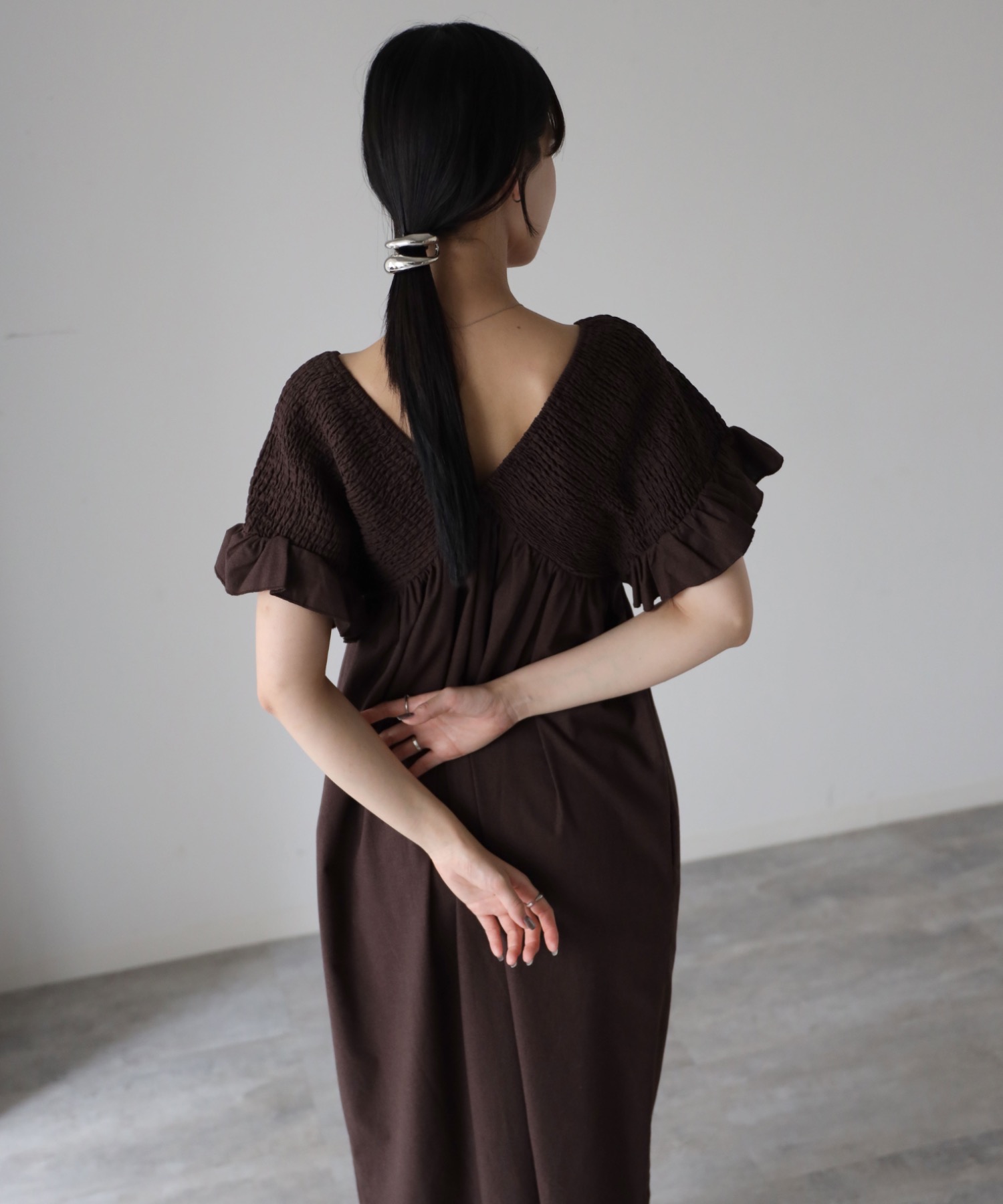 model：164cm. 着用サイズ：FREE