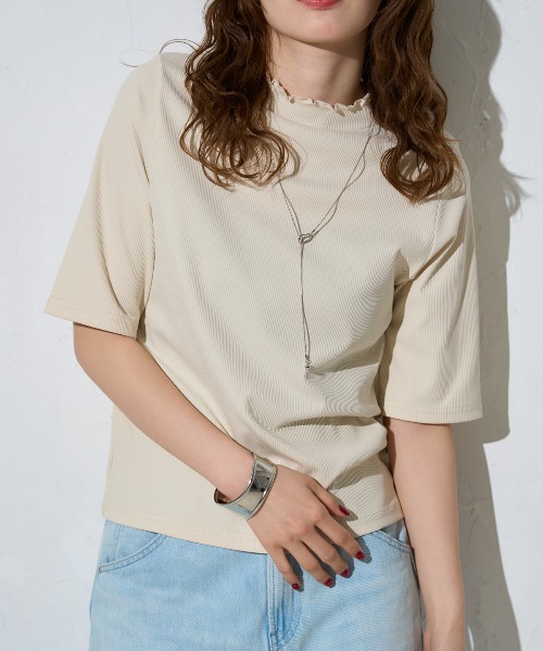 model：163cm / size：F