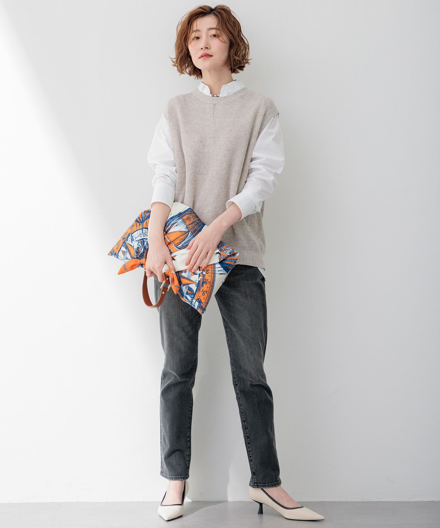 CLASSY.6月号掲載/杏さん着用】23区DENIM ボーイフィット パンツ