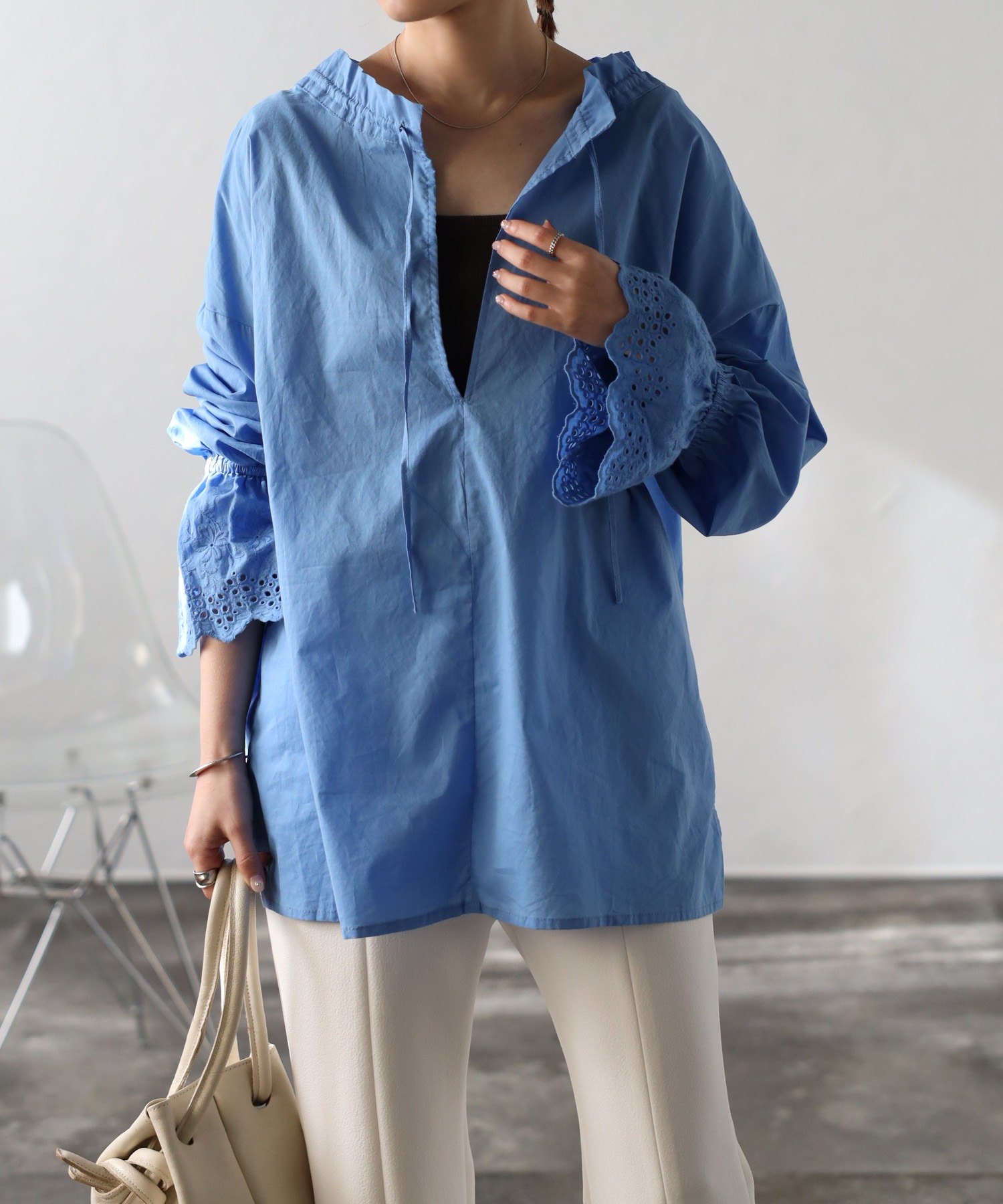 model：H158 着用サイズ：FREE