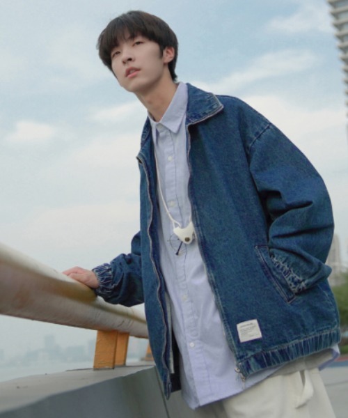 A'GEM/9 × .kom『ARULE/アルール』ZIPデニム JKT/デニム ジップ