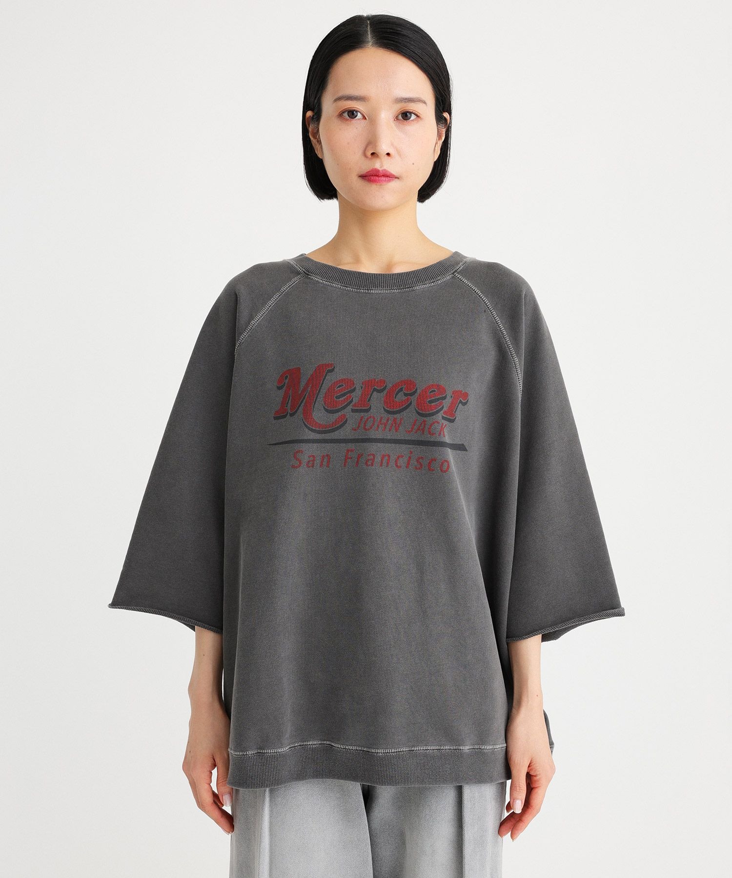 J.J. Mercer】ロゴスウェット