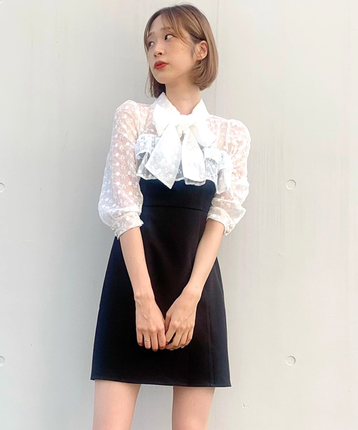 フラワーレースミニワンピース Titty Co Titty Co Online Store ティティーアンドコーオンラインストア