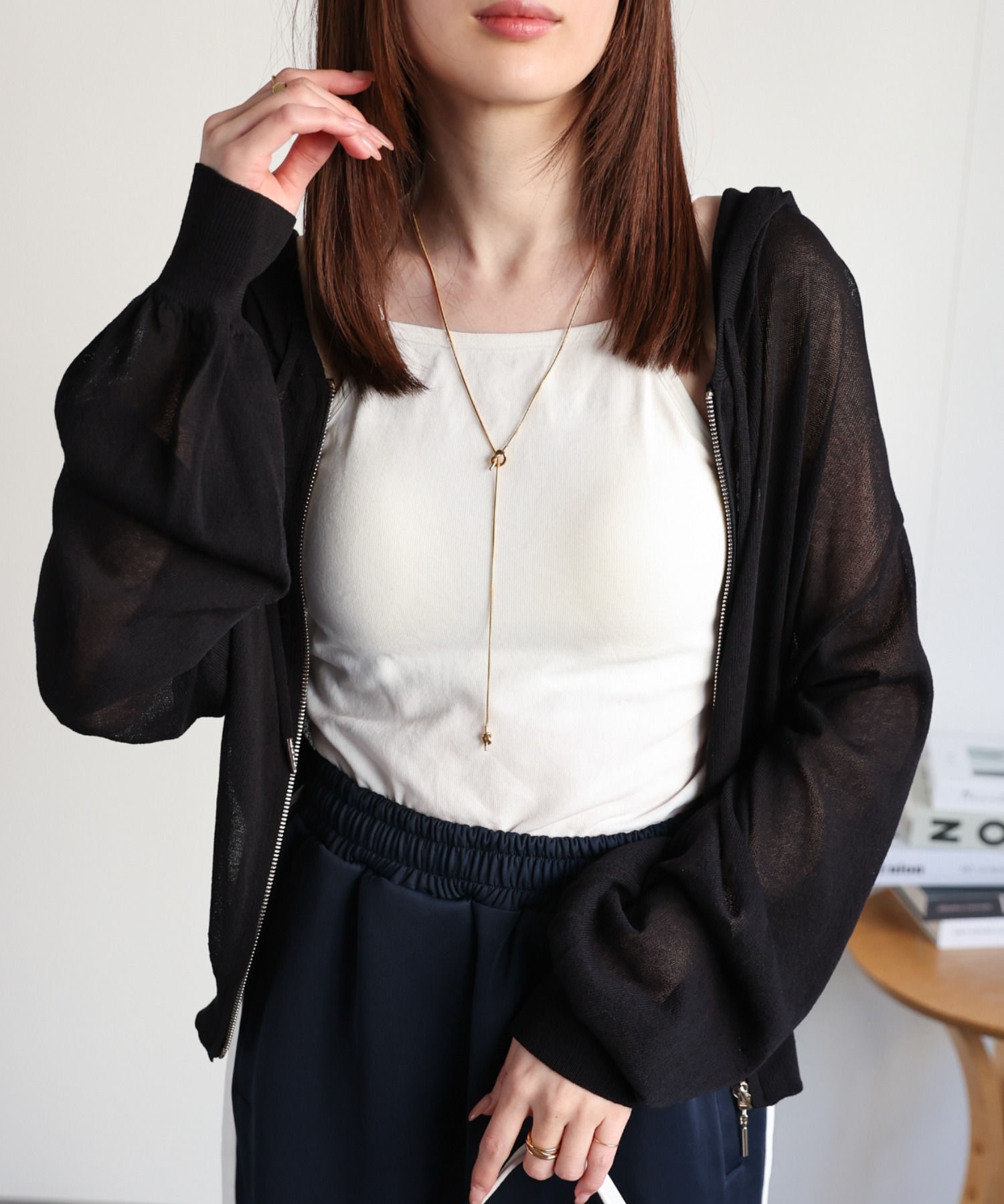 model：162㎝着用サイズ：F