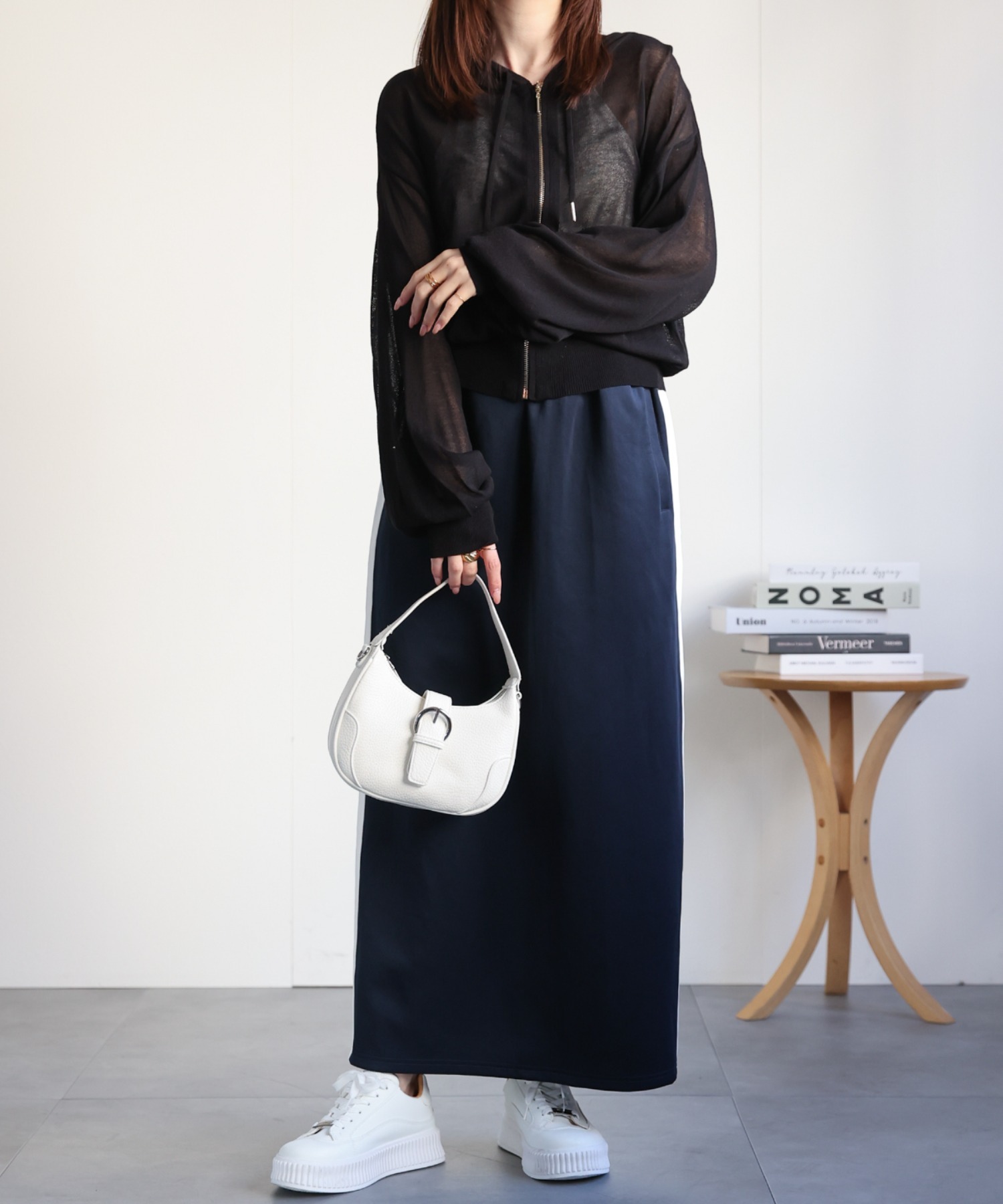 model：162㎝着用サイズ：F