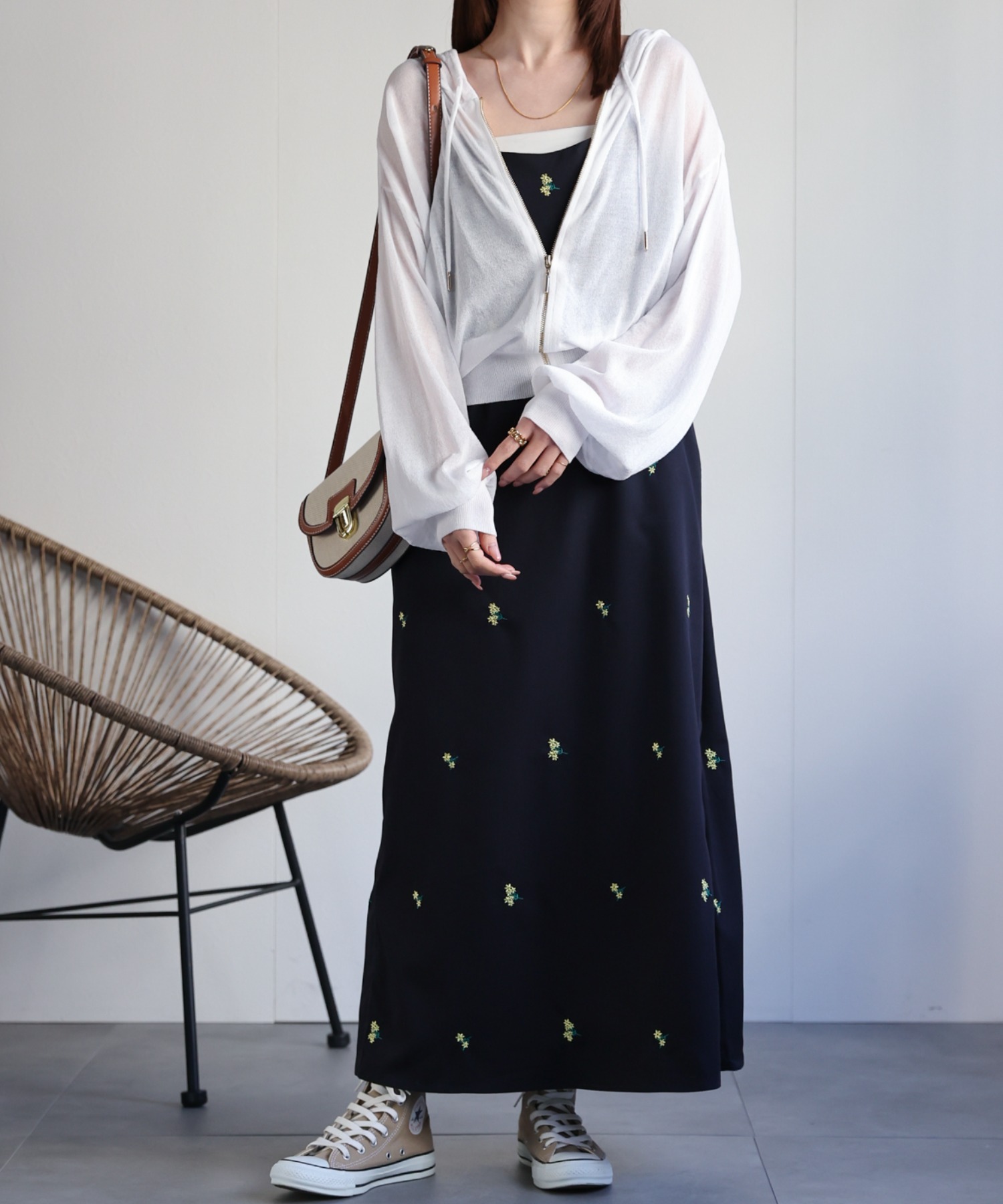 model：162㎝着用サイズ：F